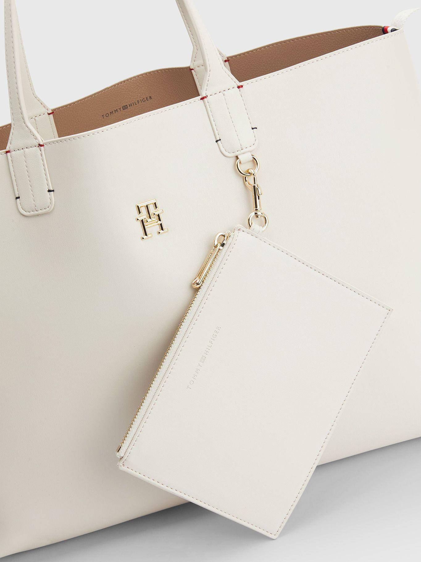 Bolso Tote Iconic Monogram Blanco Tommy Hilfiger-2