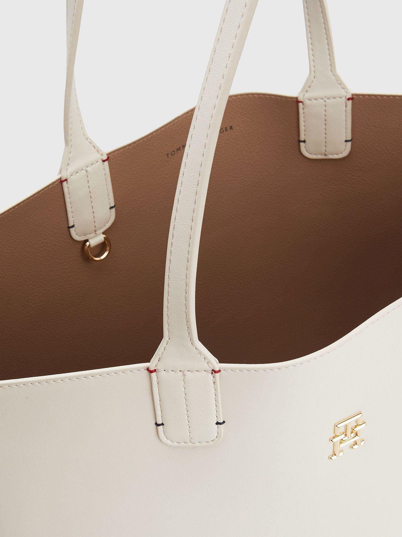 Bolso Tote Iconic Monogram Blanco Tommy Hilfiger-3