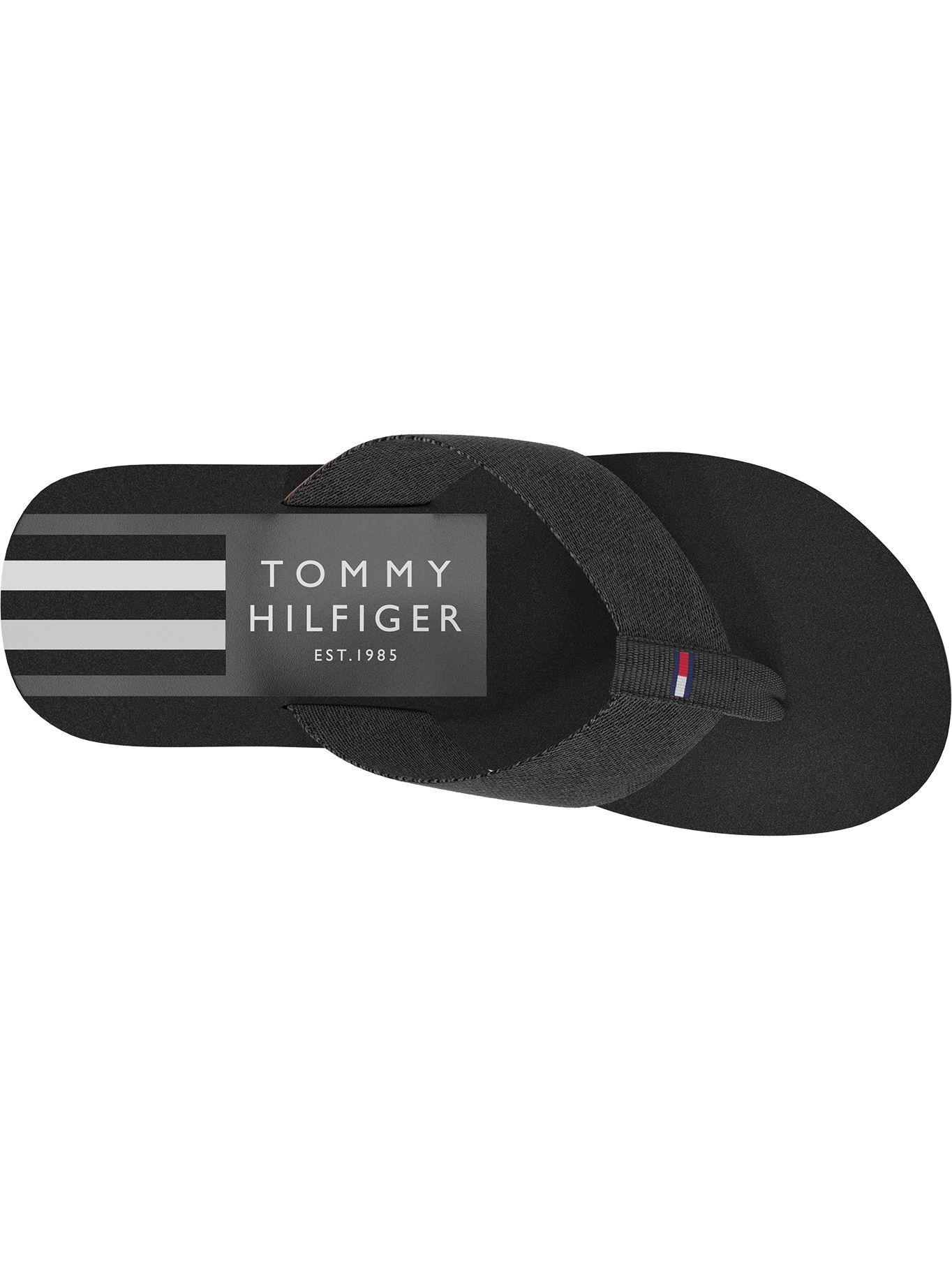 Sandalias Side Detail Negro Tommy Hilfiger-1