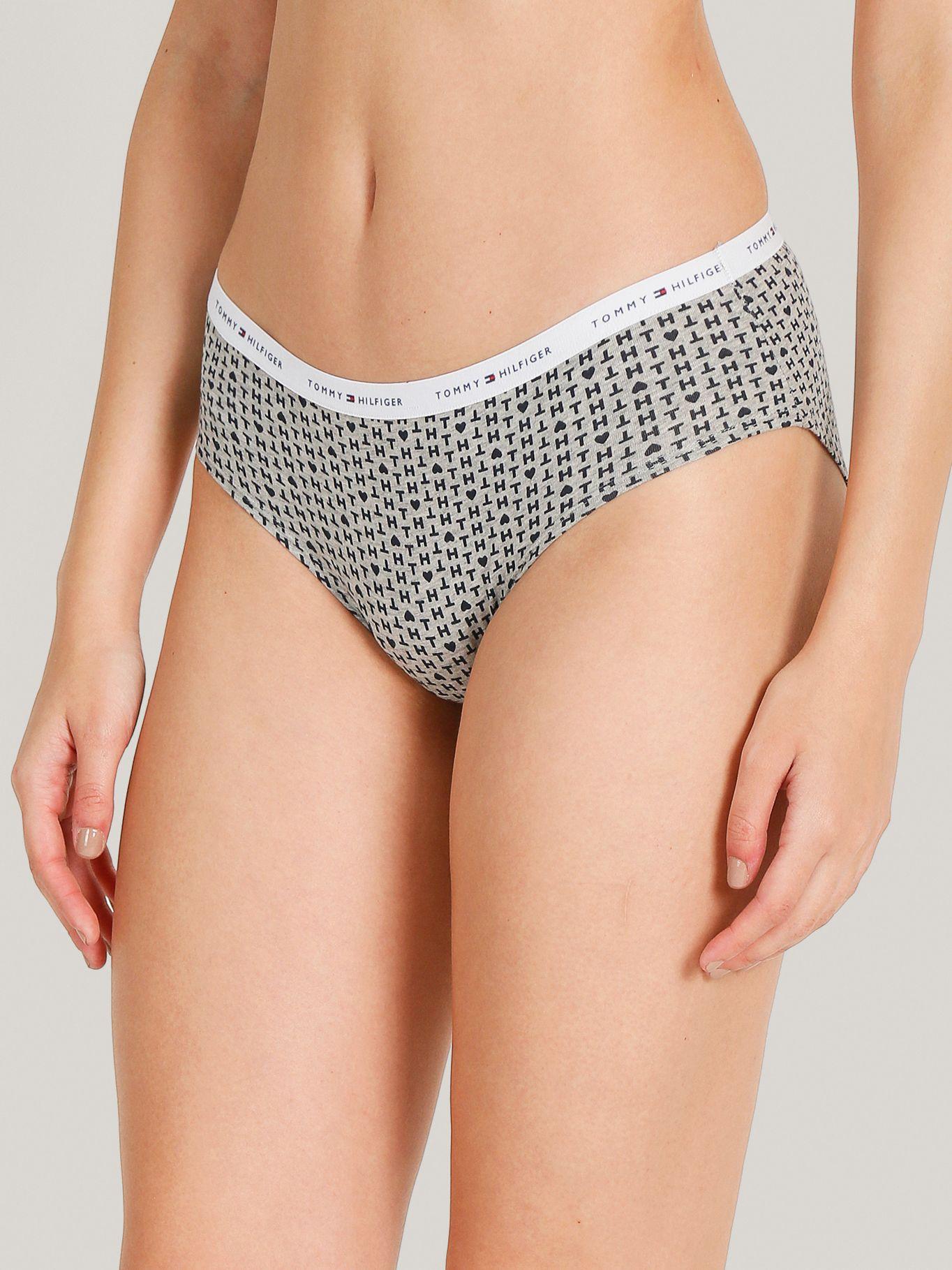 Bikini Cotton Classics Logo Gris Tommy Hilfiger-0