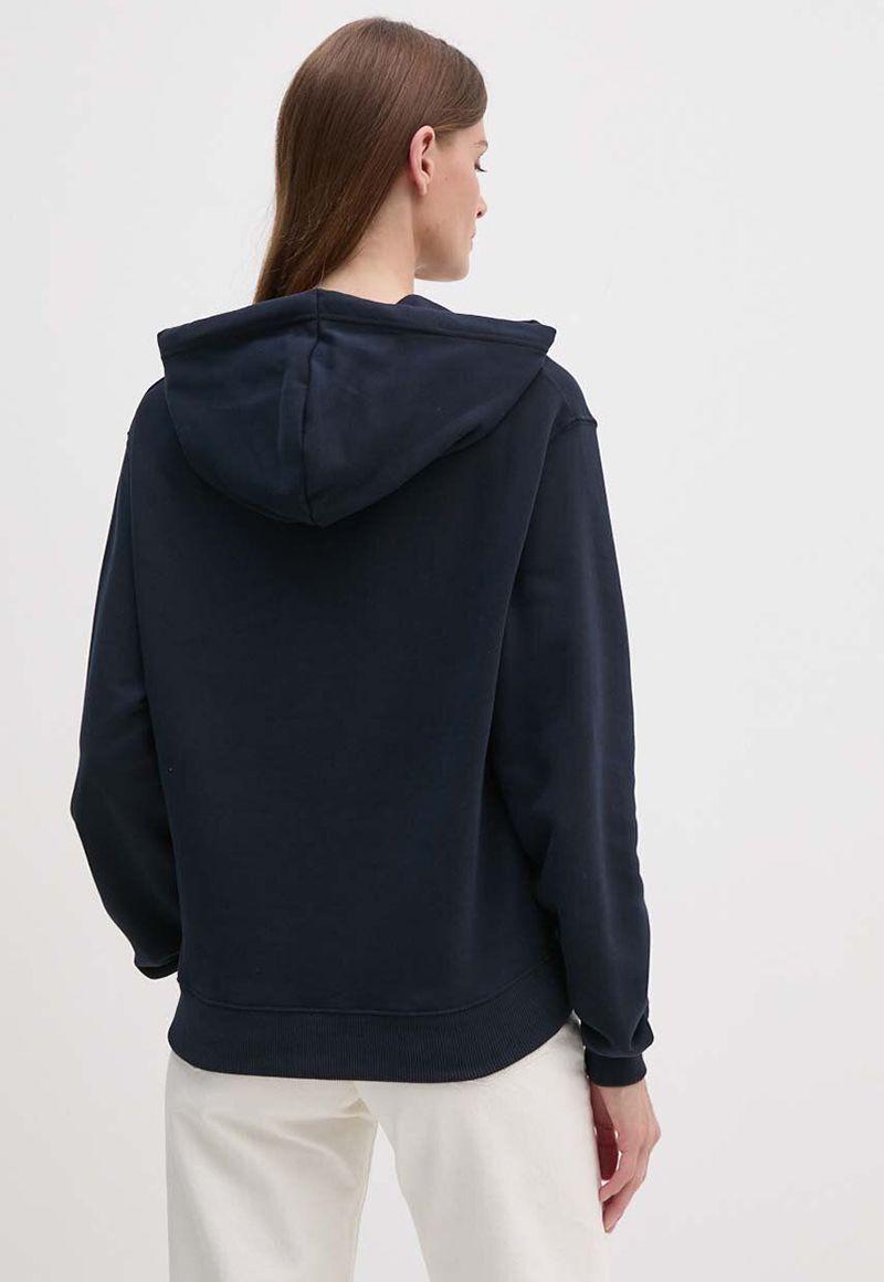 Polerón Hoodie y Logo Bordado DW5 Azul Tommy Hilfiger-2