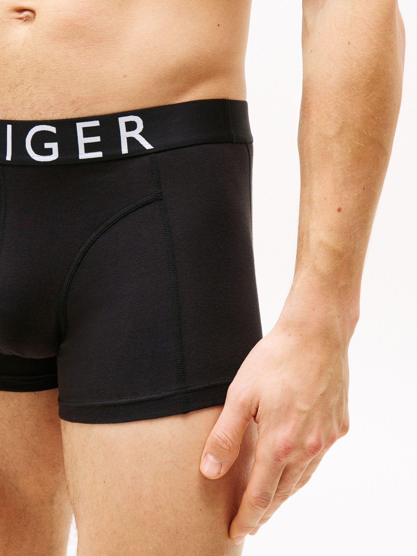 3 Pack Calzoncillos Trunk Con Logo Negro Tommy Hilfiger-4