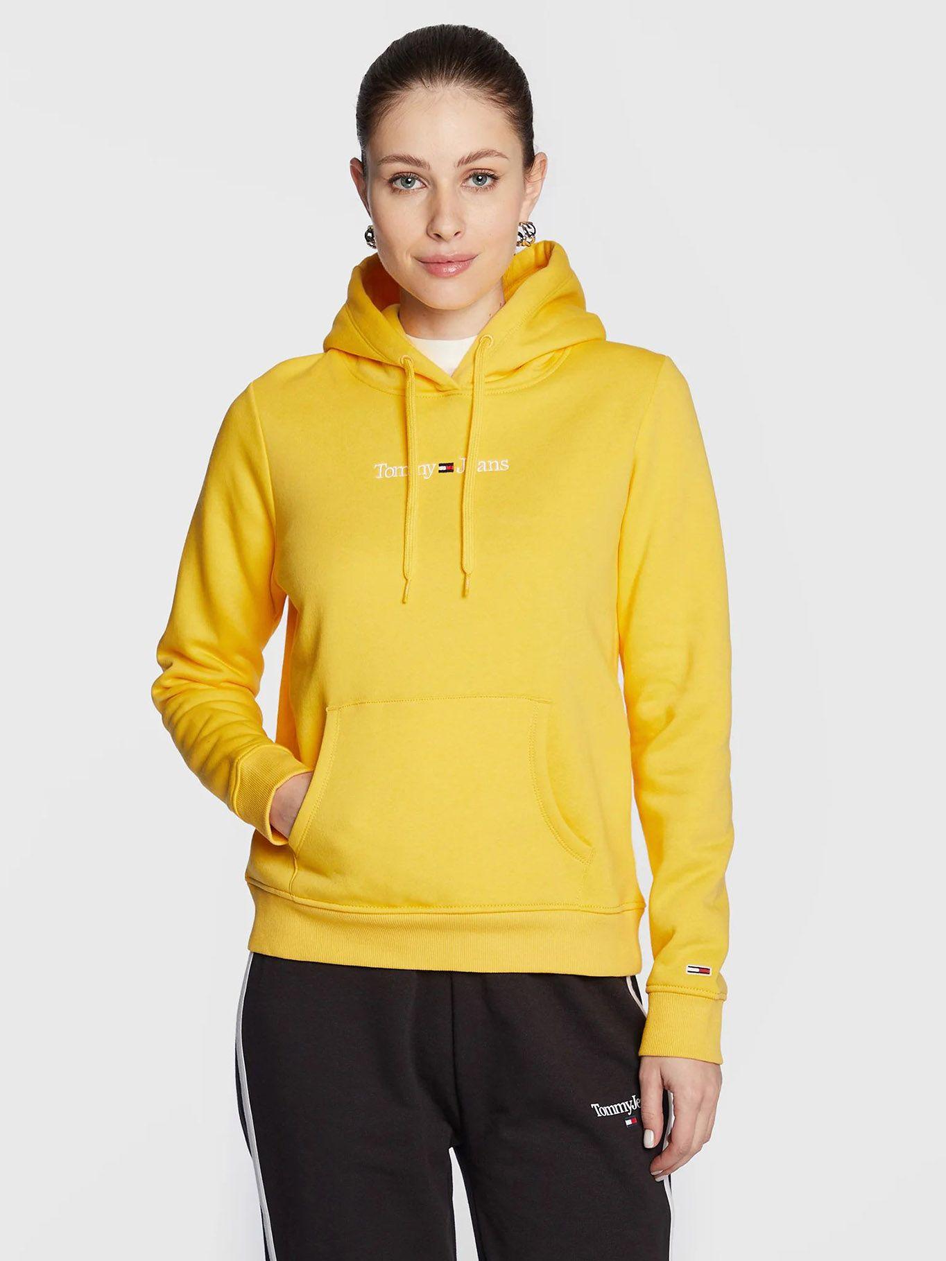 Polerón Regular Serif Linear Amarillo Tommy Hilfiger-0