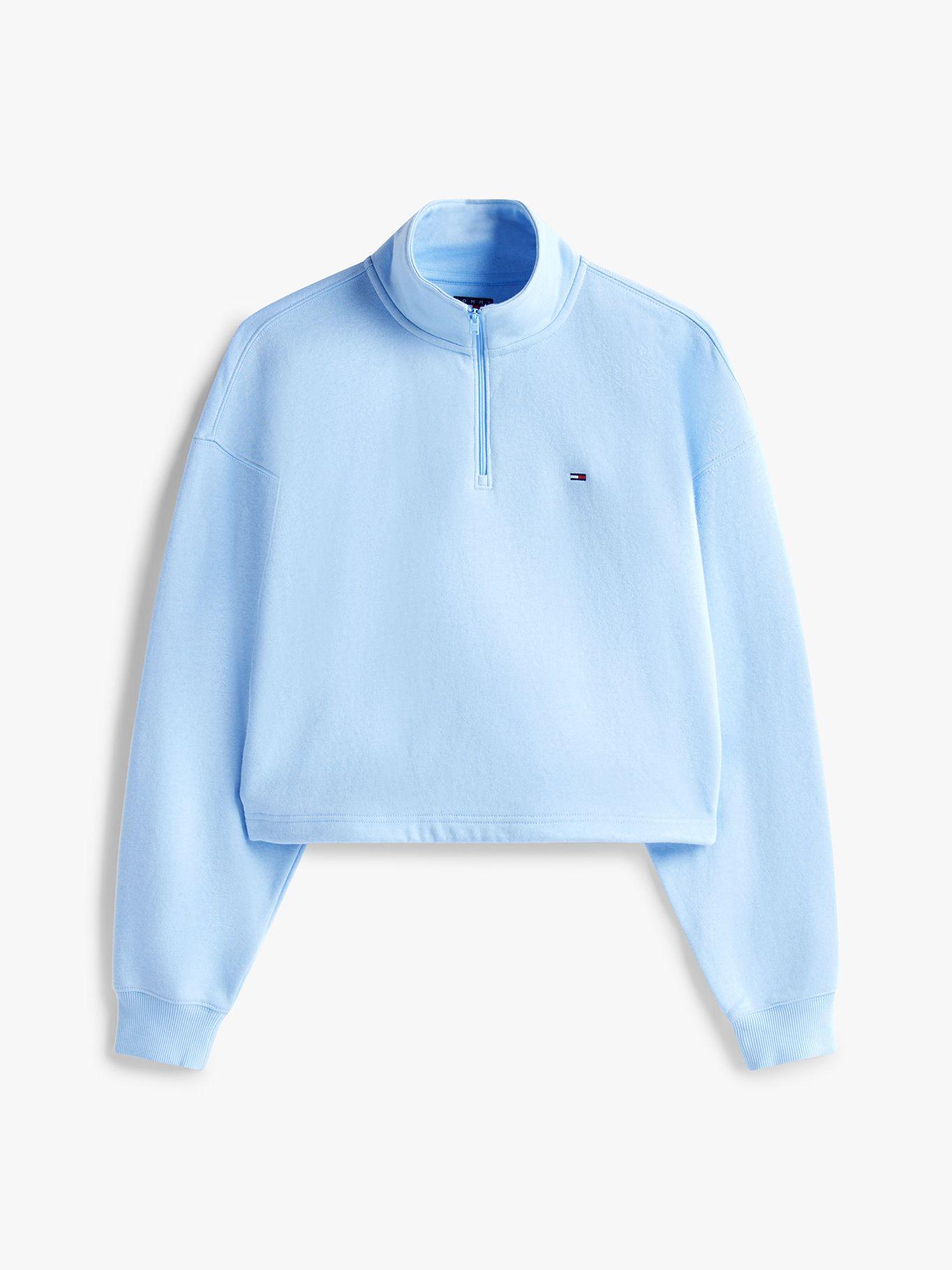 Polerón Relaxed Cropped  Celeste C1T Tommy Jeans-4