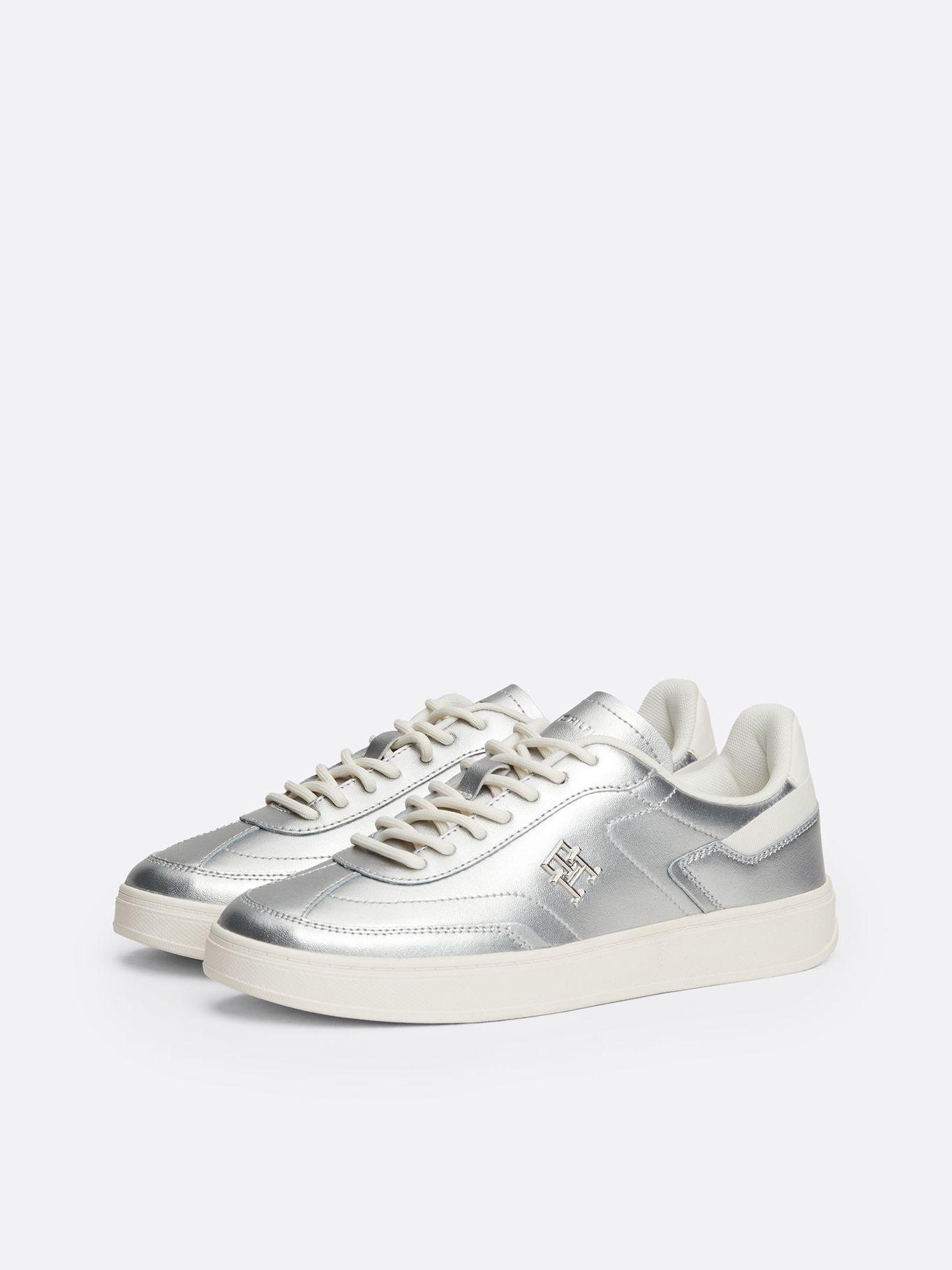 Zapatillas Heritage Metalizado Gris Tommy Hilfiger-0