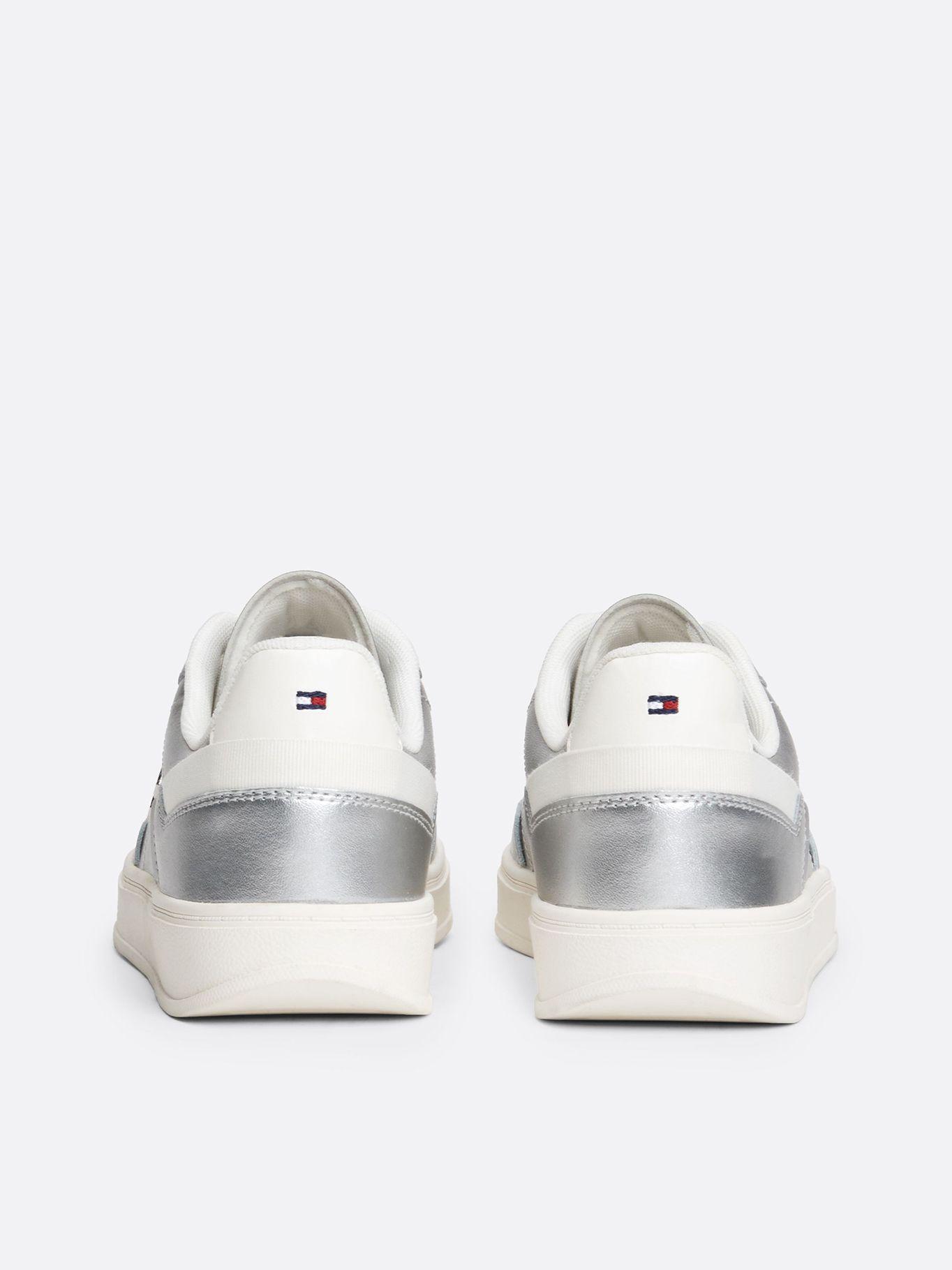 Zapatillas Heritage Metalizado Gris Tommy Hilfiger-1