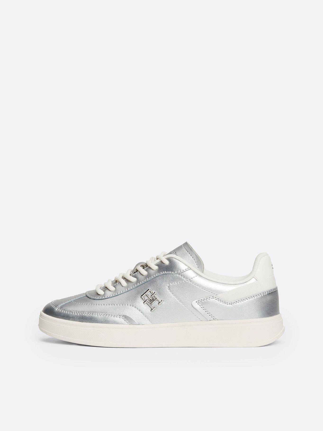 Zapatillas Heritage Metalizado Gris Tommy Hilfiger-5
