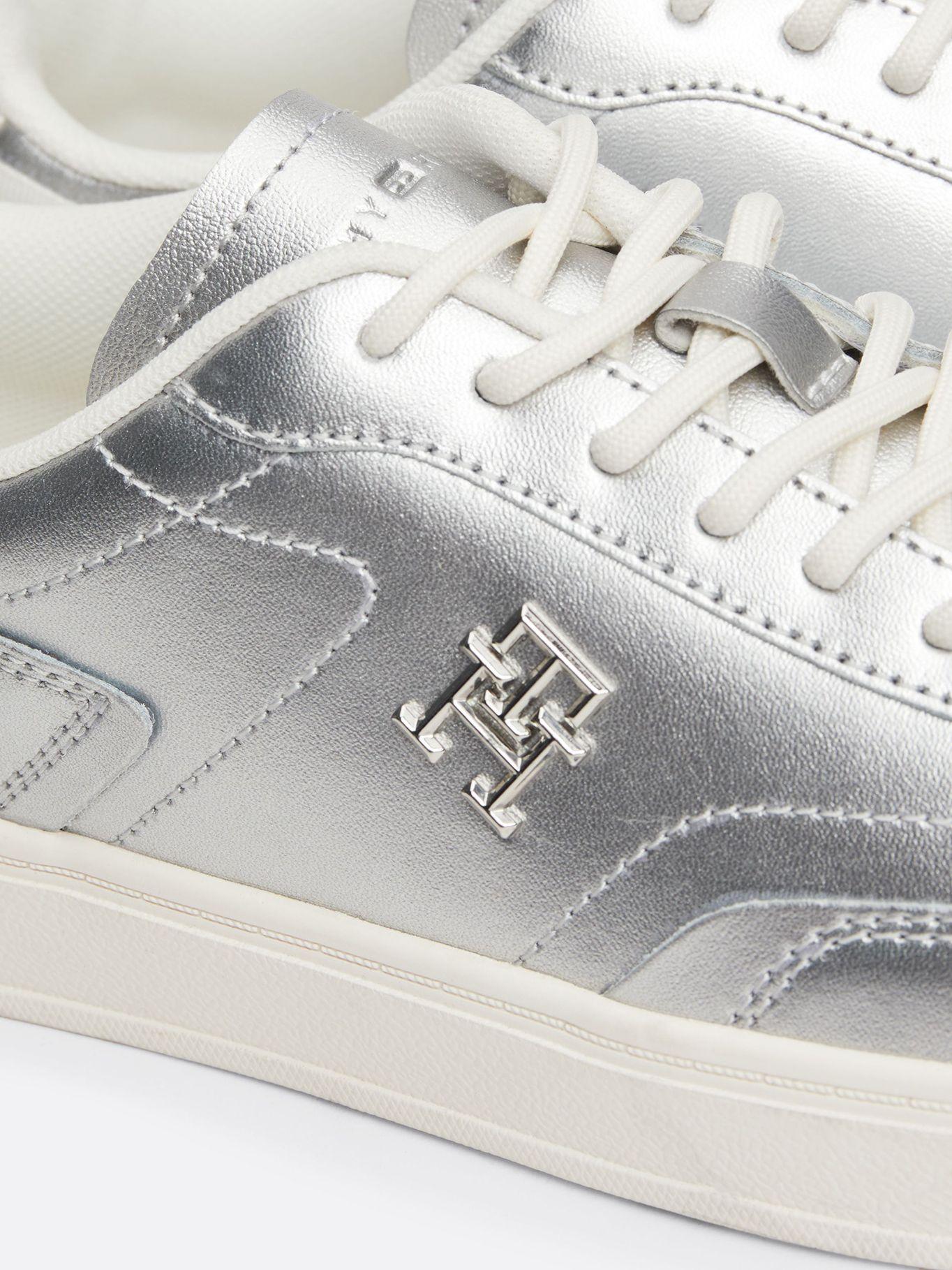 Zapatillas Heritage Metalizado Gris Tommy Hilfiger-6