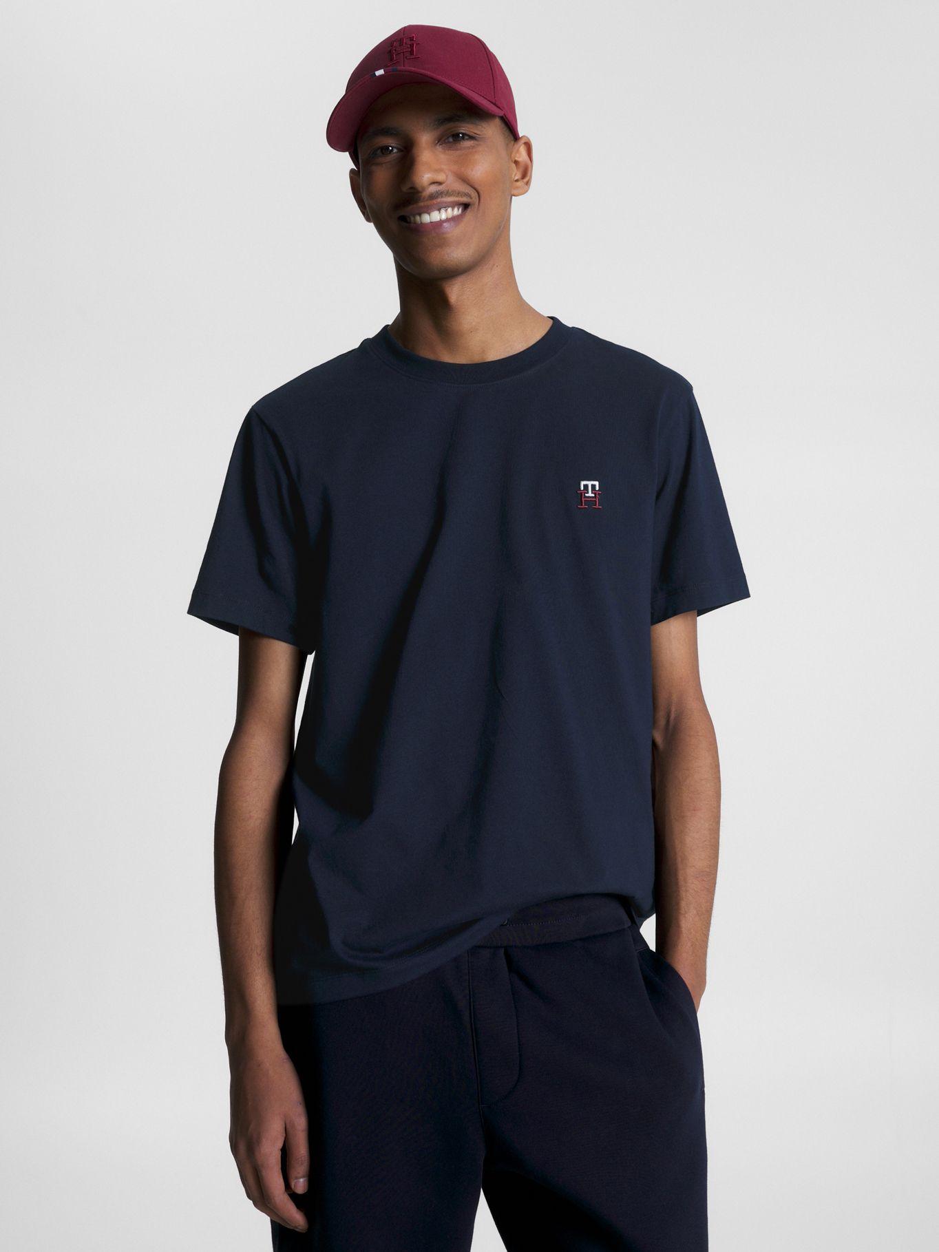 Polera Small Monogram Azul Tommy Hilfiger-0