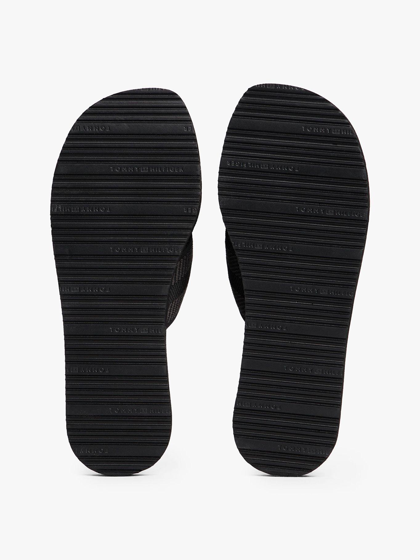 Sandalias Cross Strap Con Logo Negro Tommy Hilfiger-3