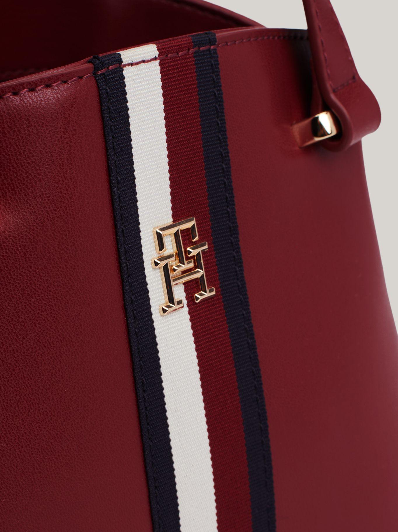 Bandolera Tote Modern Monogram Rojo Tommy Hilfiger-2