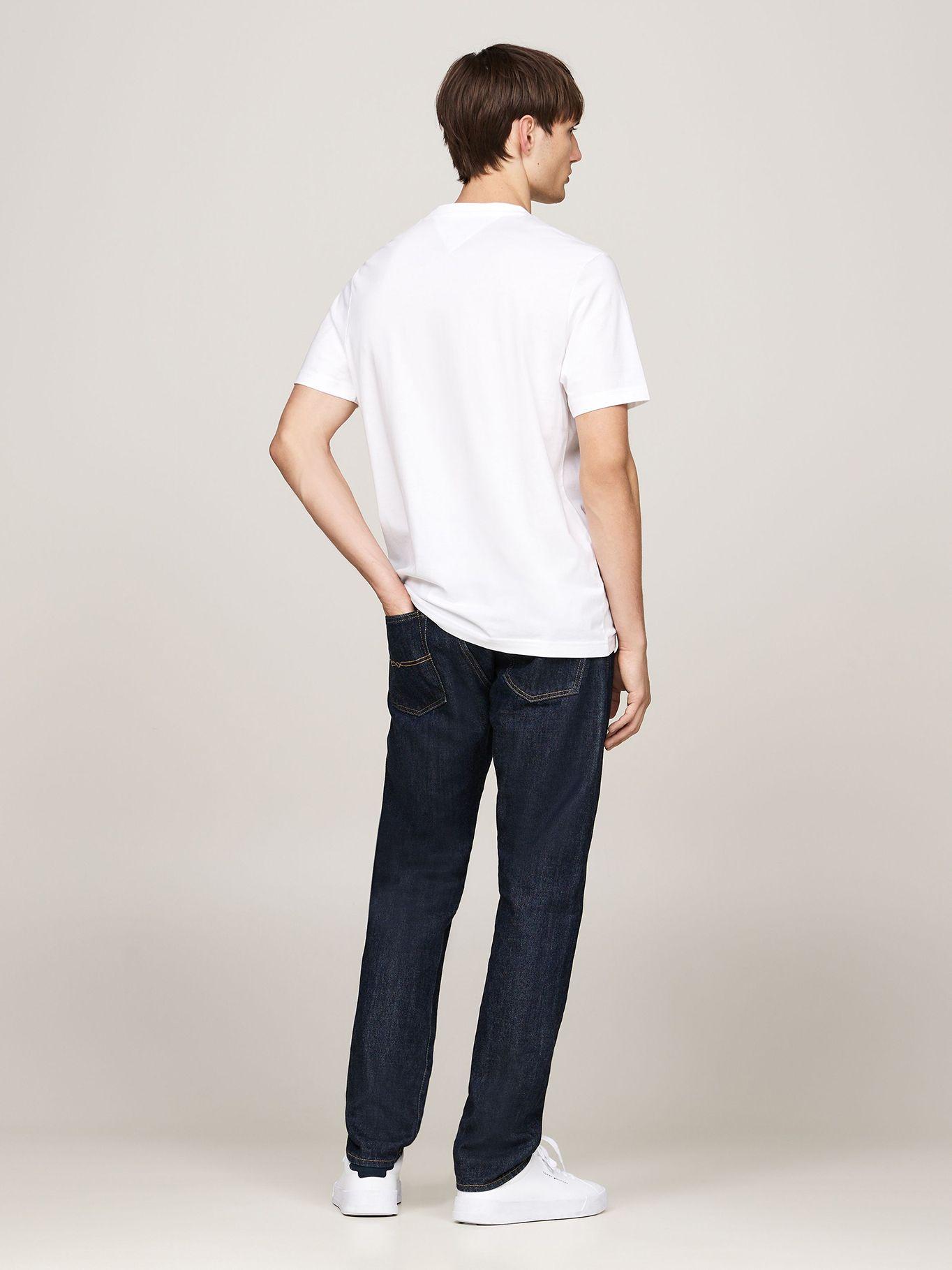 Polera De Cuello Redondo Con Logo Blanco Tommy Hilfiger-2