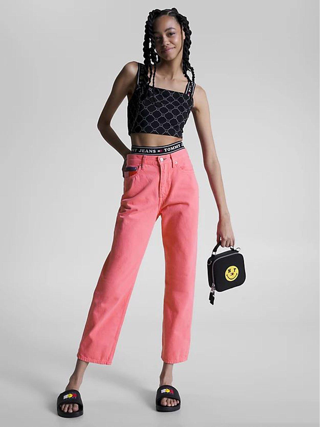 Jeans Tommy Jeans X Smiley® Rosado Tommy Jeans-1