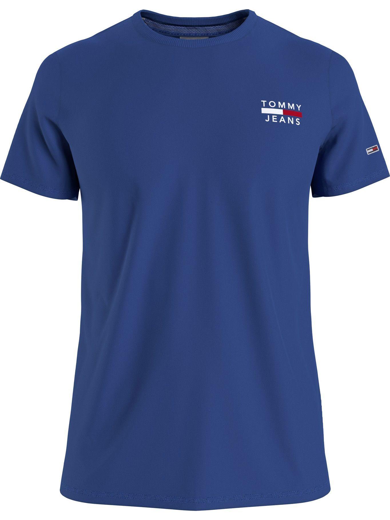 Polera Chest Logo Slim Azul Tommy Jeans F2-0