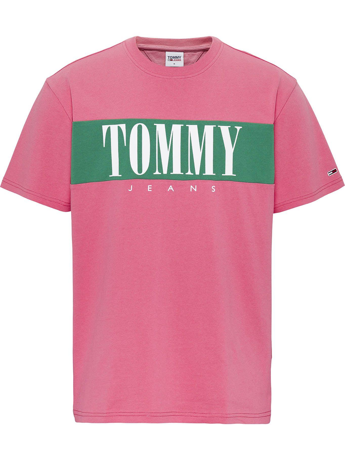 Polera Colorblock Serif Rosado Tommy Hilfiger-0