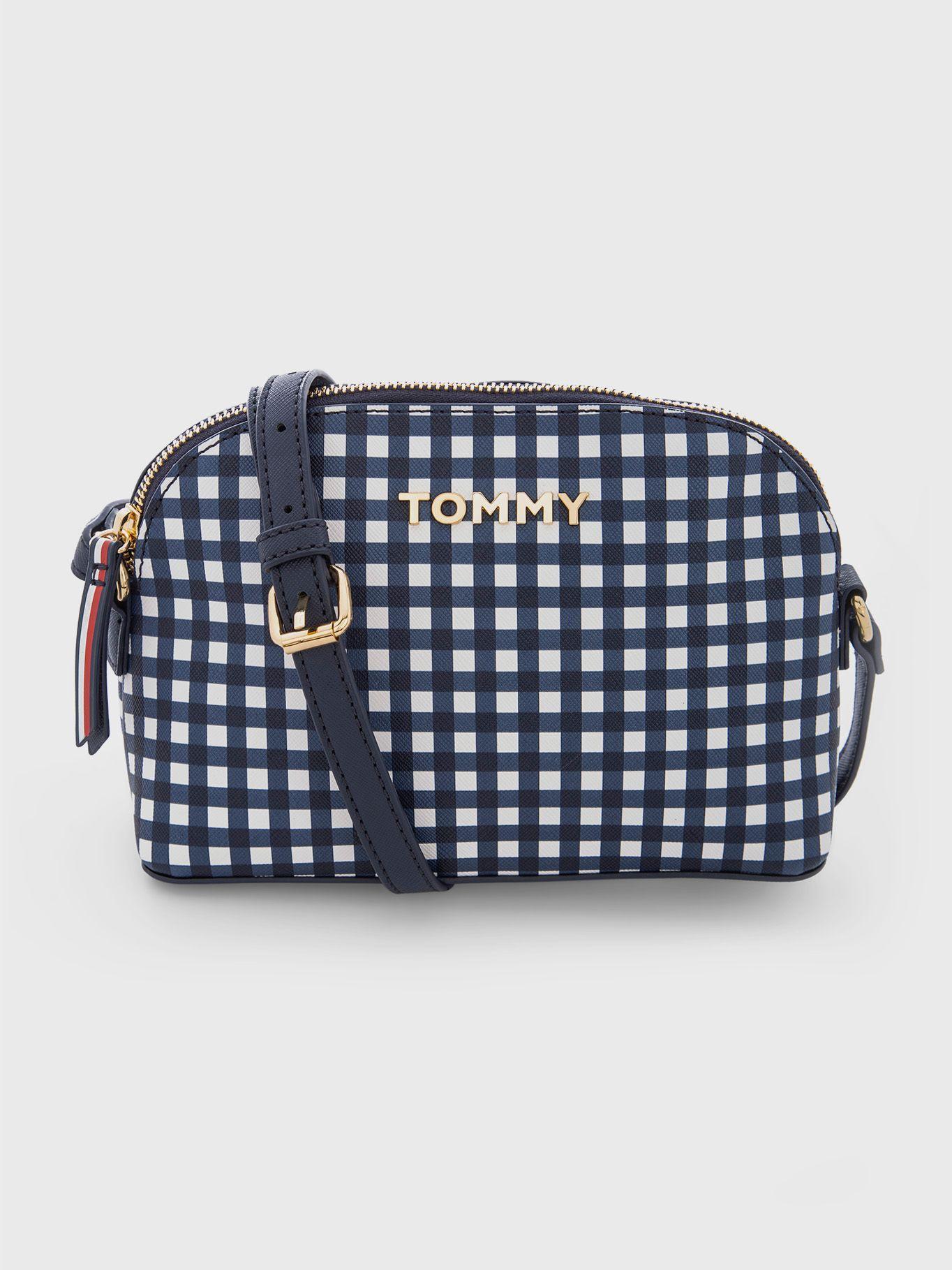 Cartera Crossbody Square Print Azul Tommy Hilfiger-0
