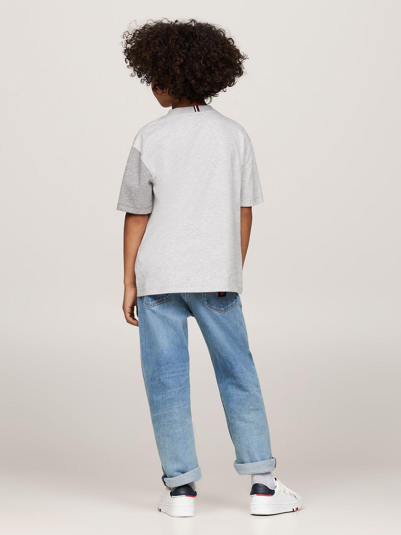 Polera Monotype Print Logo Gris Tommy Hilfiger-2