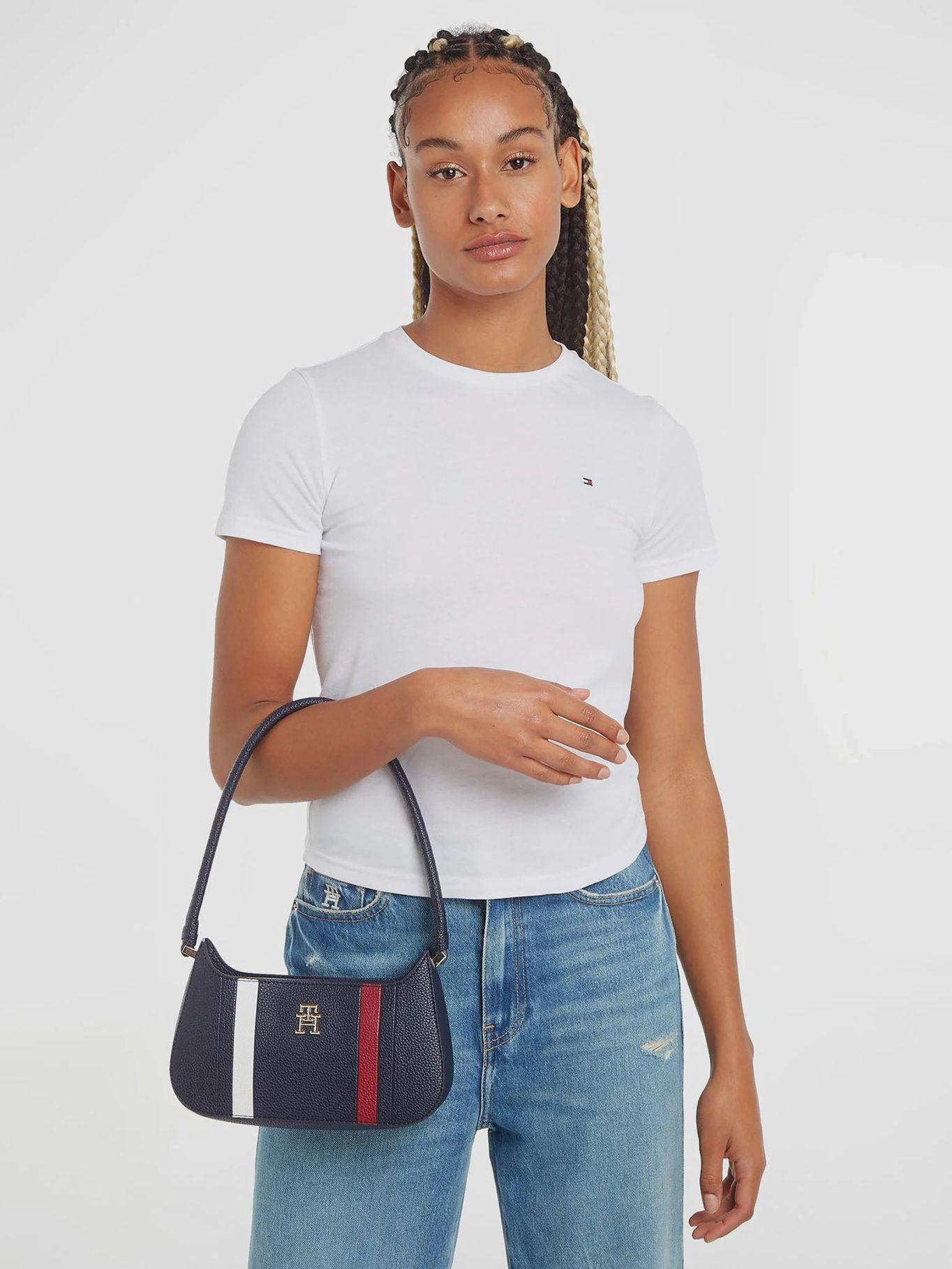 Cartera Emblem Con Monograma Azul Tommy Hilfiger-4