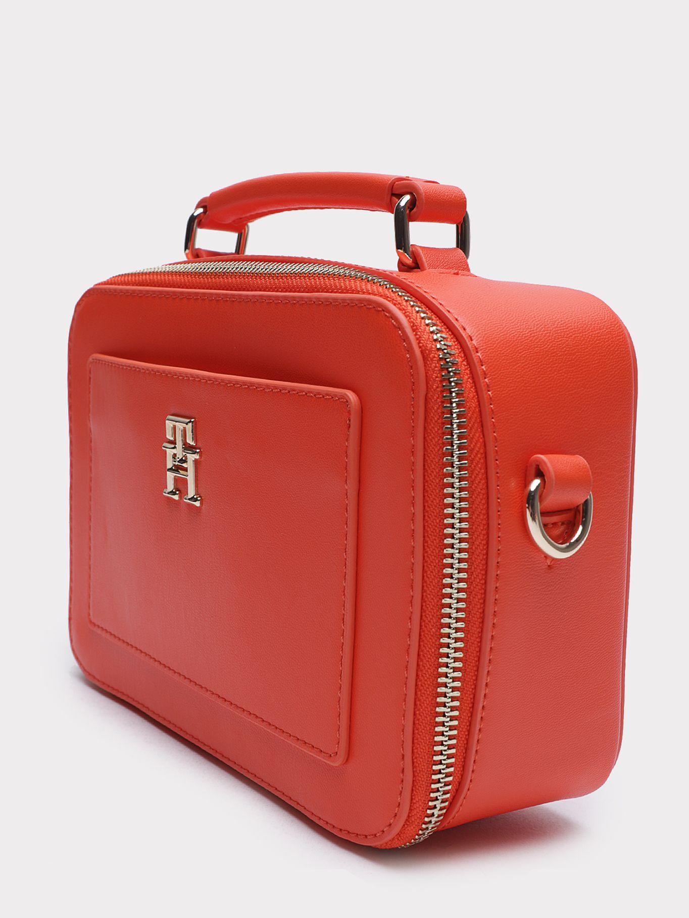 Cartera Iconic Logo Monogram Naranjo Tommy Hilfiger-2