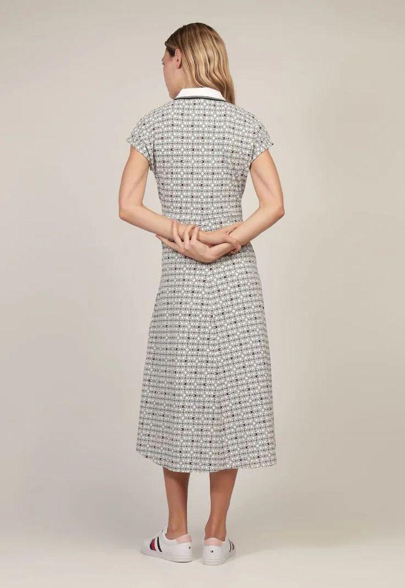 Vestido Estilo Polo A Rayas Multicolor Tommy Hilfiger-1