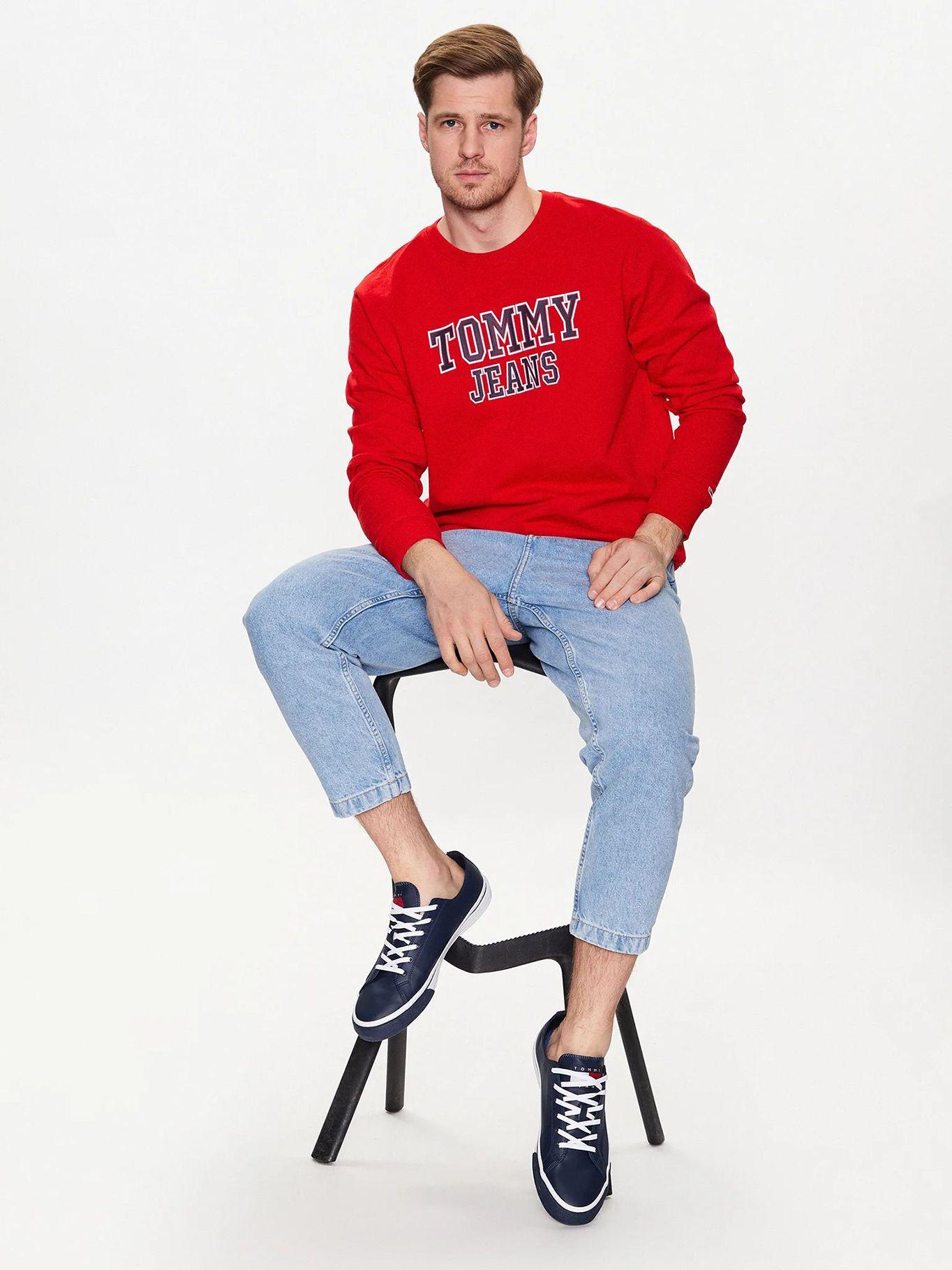 Polerón Regular Entry Graphic Rojo Tommy Jeans-1