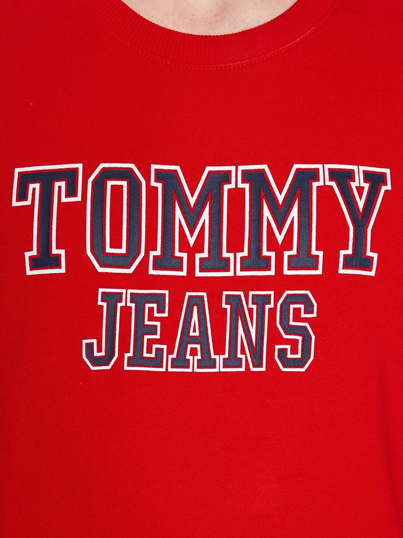 Polerón Regular Entry Graphic Rojo Tommy Jeans-3