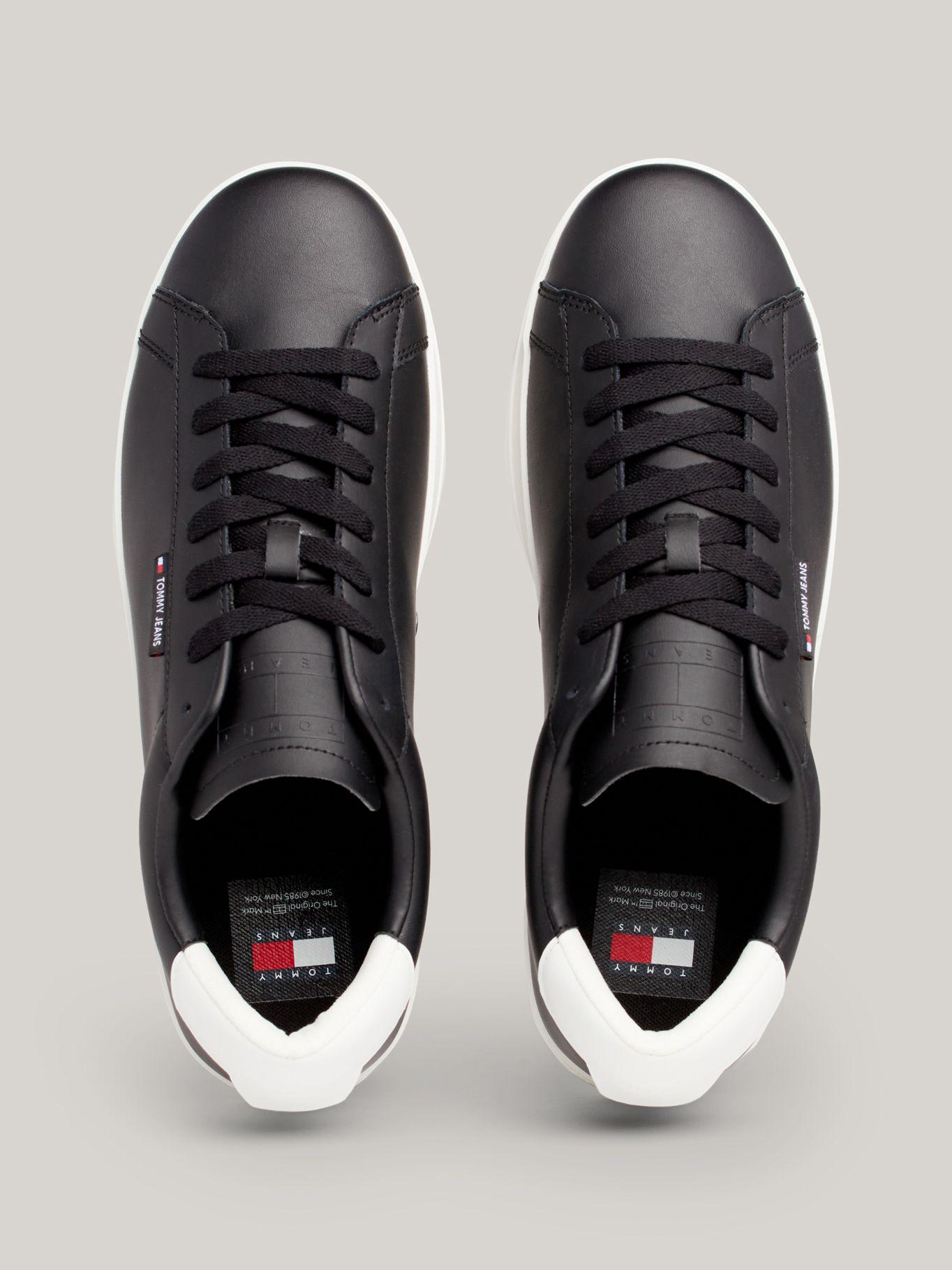 Zapatillas De Cuero Cupsole Logo Negro Tommy Hilfiger-2