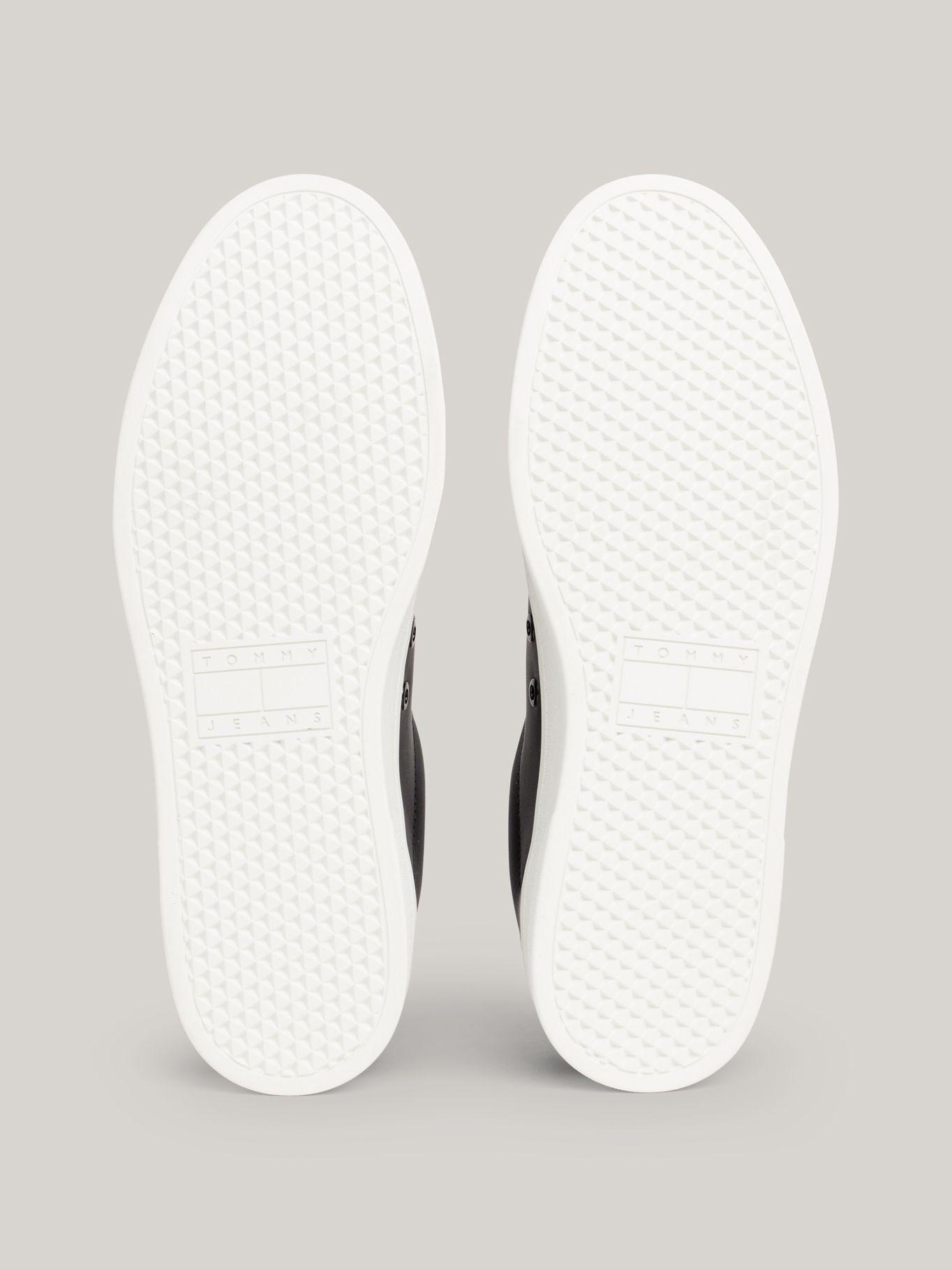 Zapatillas De Cuero Cupsole Logo Negro Tommy Hilfiger-3