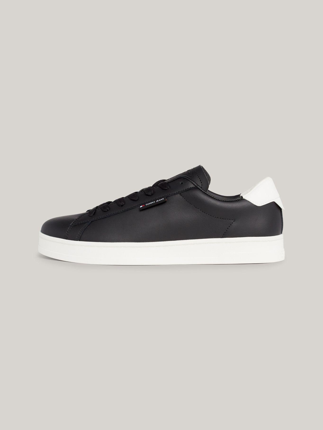 Zapatillas De Cuero Cupsole Logo Negro Tommy Hilfiger-5
