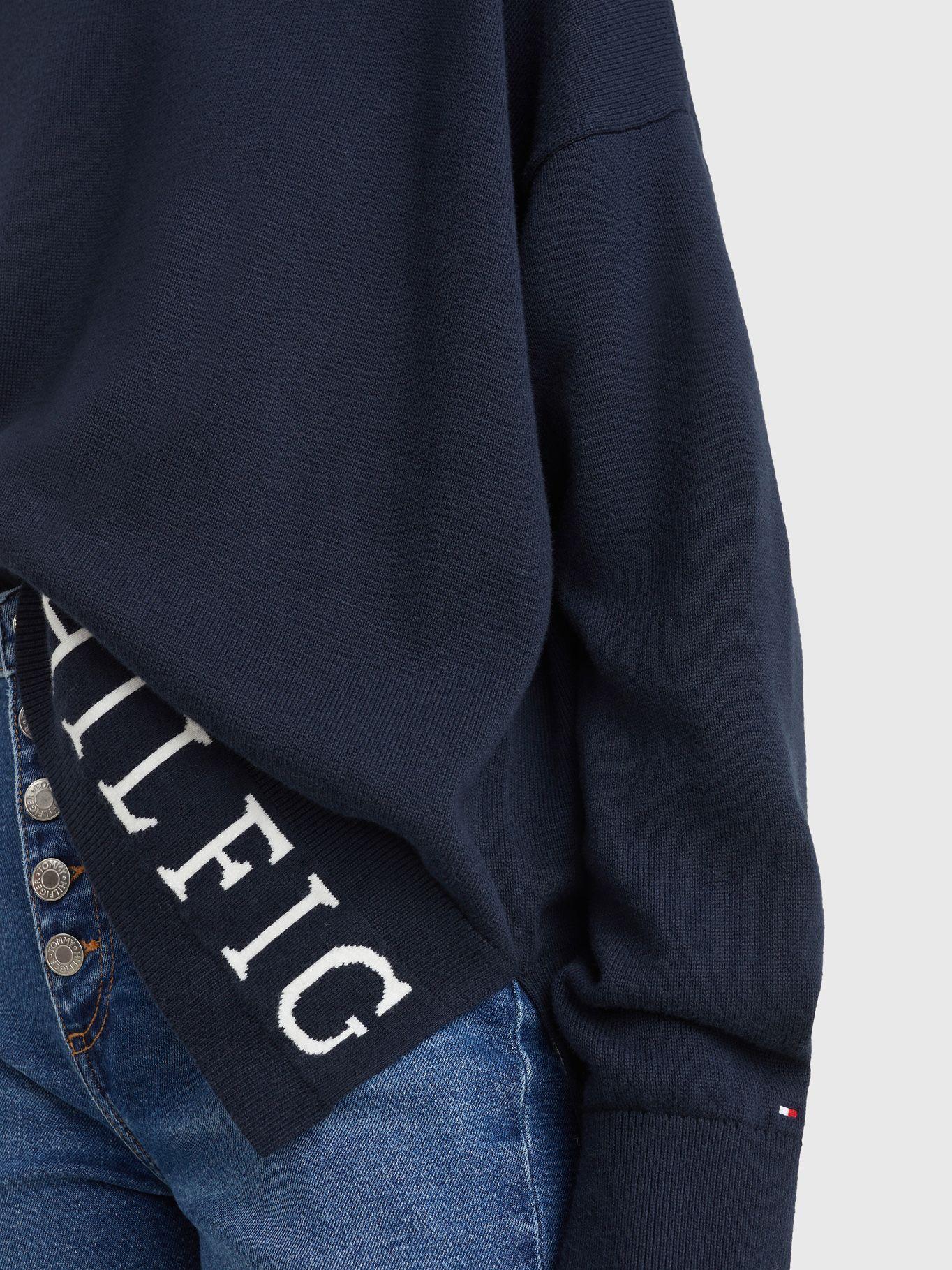 Sweater Graphic Logo Azul Tommy Hilfiger-3