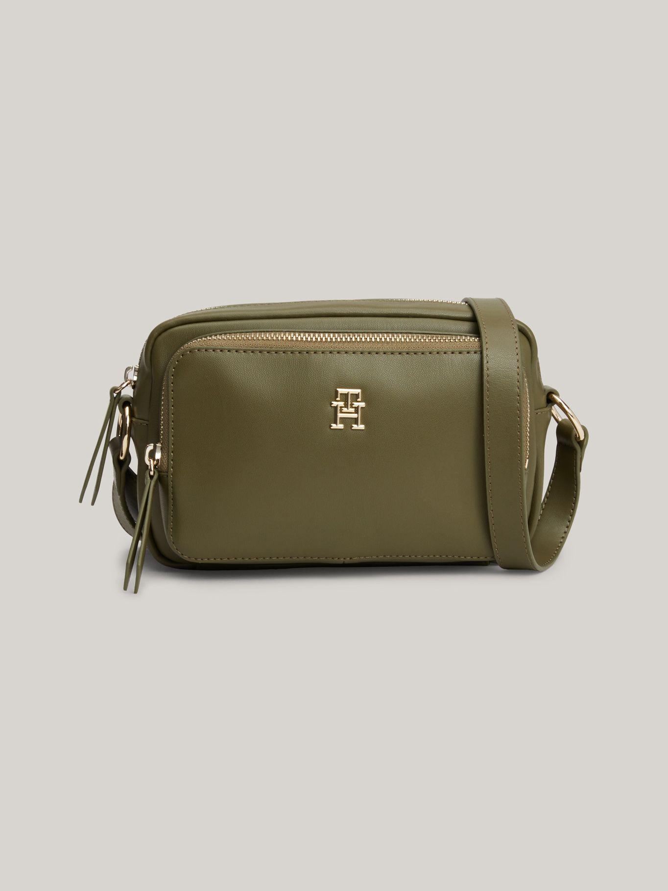 Bandolera Soft Utility Con Logo Verde Tommy Hilfiger-0