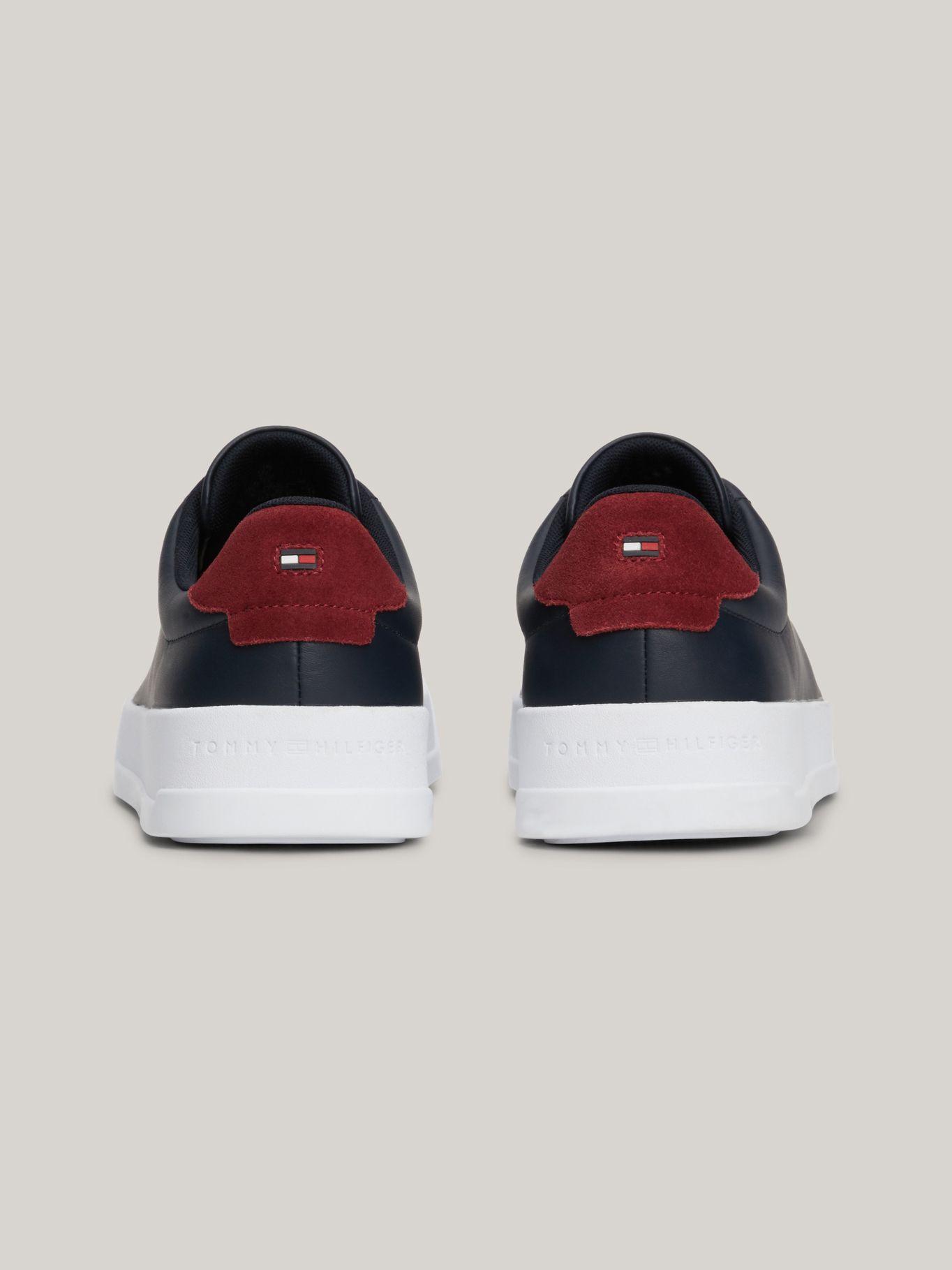Zapatillas Court De Cuero
 Azul Tommy Hilfiger-1