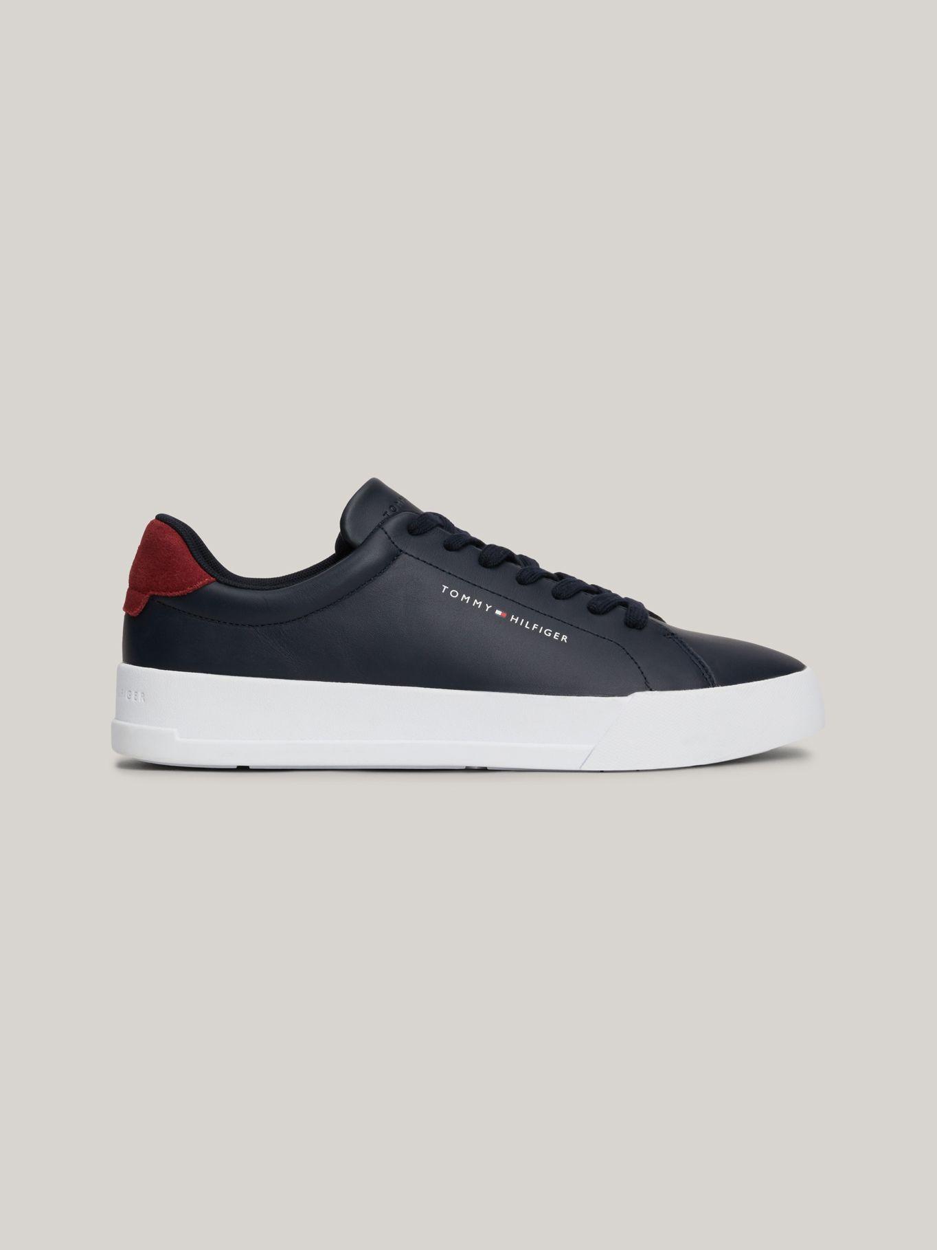 Zapatillas Court De Cuero
 Azul Tommy Hilfiger-3