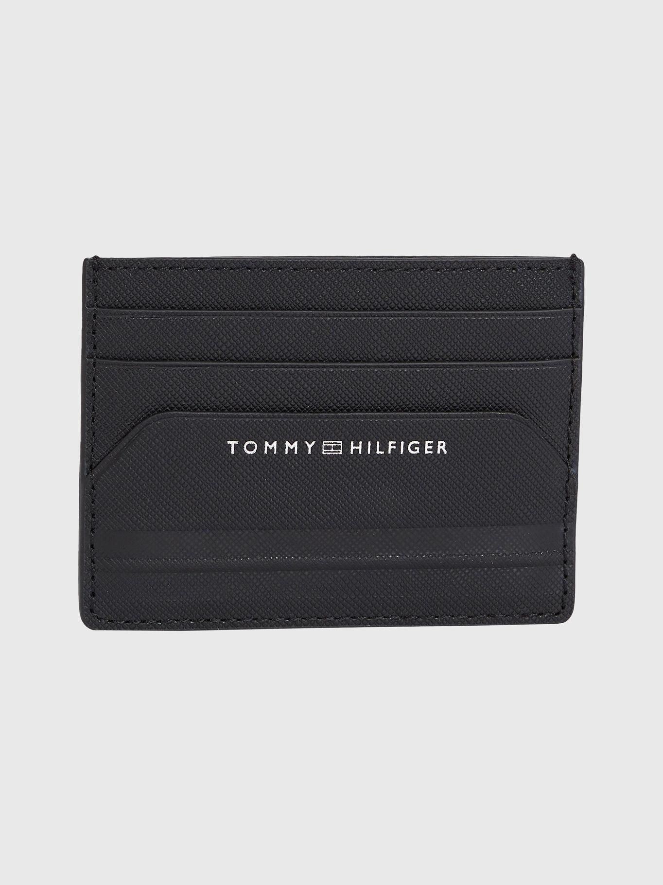 Tarjetero Business De Cuero Negro Tommy Hilfiger-0