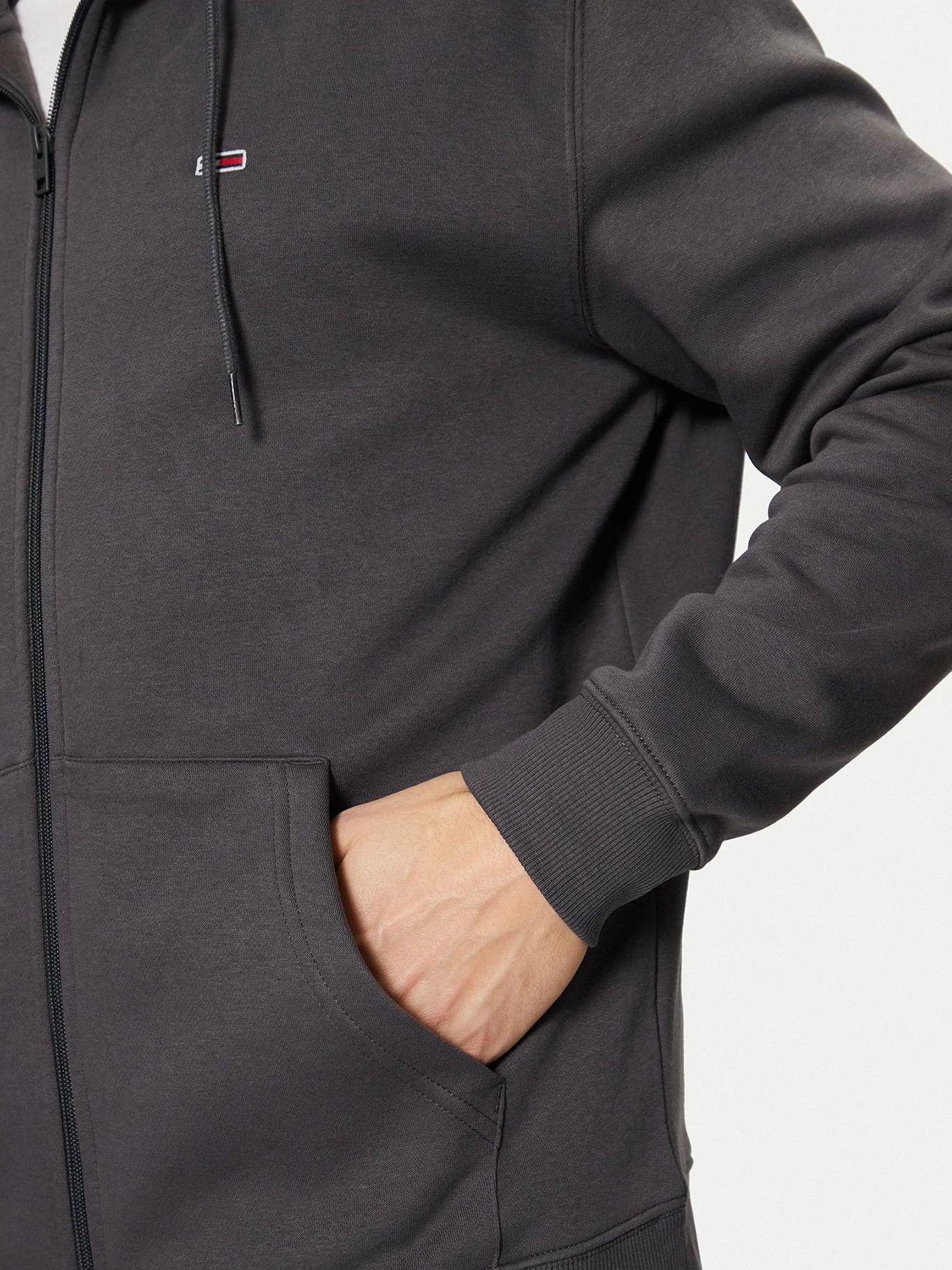 Polerón Hoodie Cierre Cremallera PT2 Gris Tommy Jeans-4