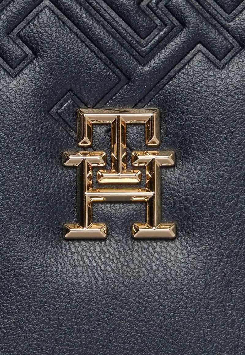 Tote Refined Monogran Azul Tommy Hilfiger-3
