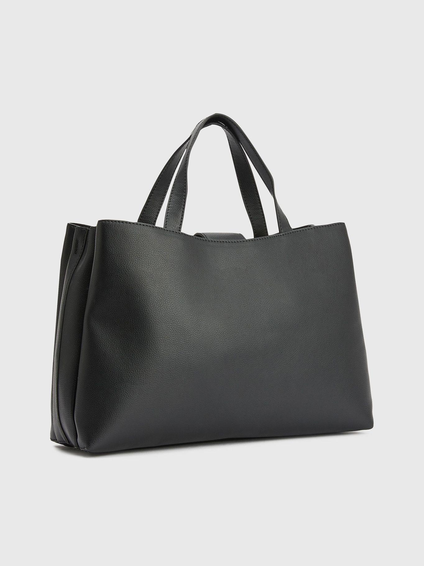 Cartera Casual Con Logo Y Stipe Negro Tommy Hilfiger-1