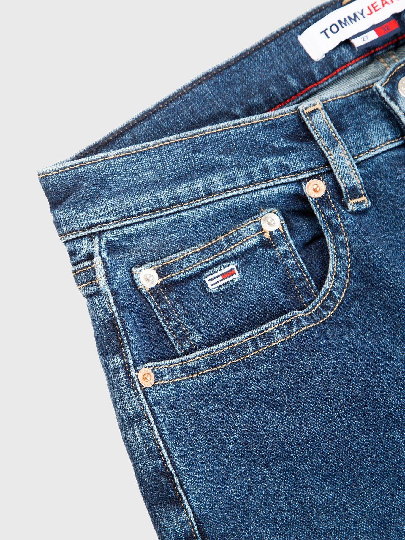 Jeans Harper Straight De Talle Alto Azul Tommy Hilfiger-2