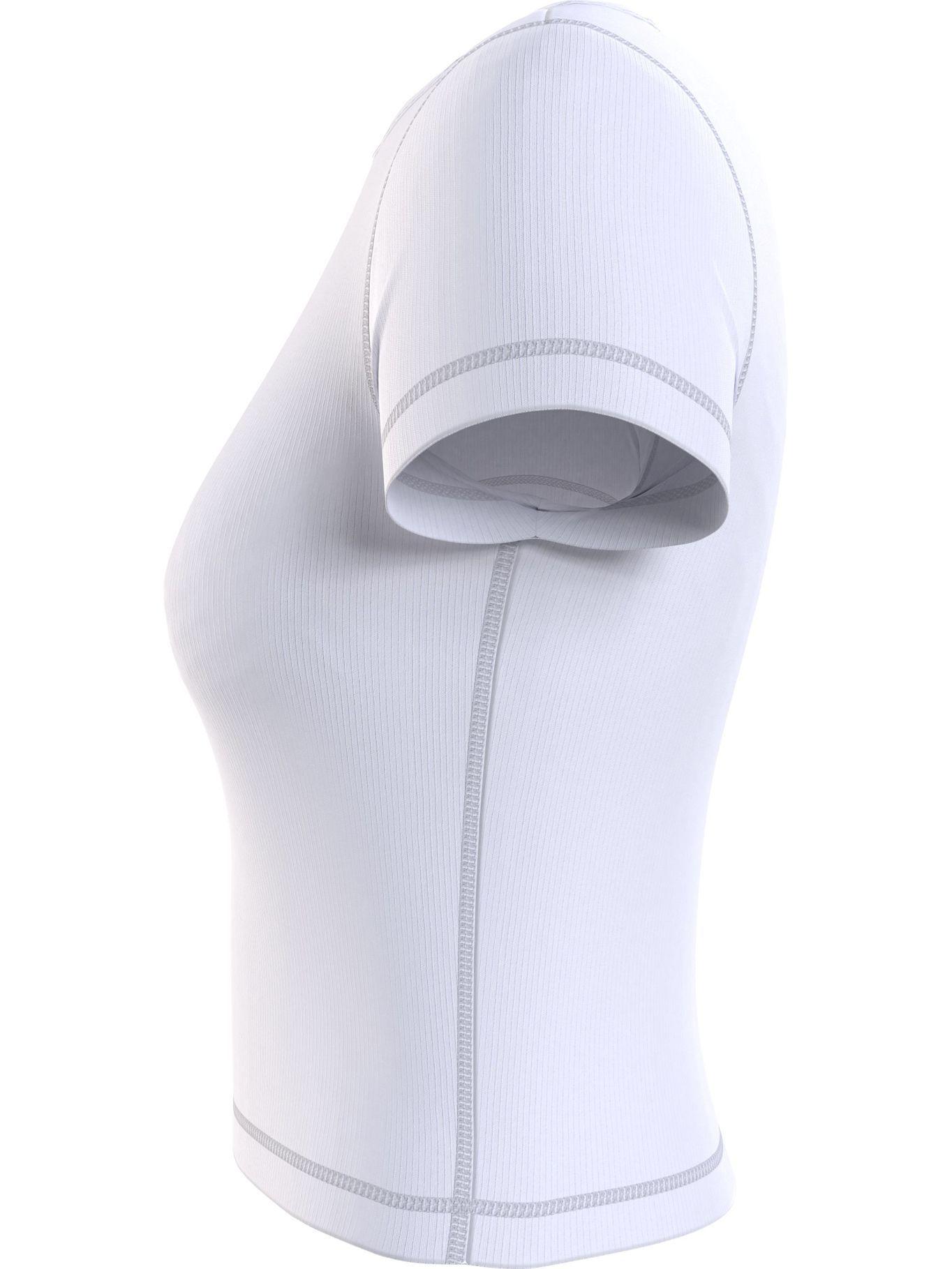 Polera Baby Cropped Con Parche Blanco Tommy Hilfiger-3