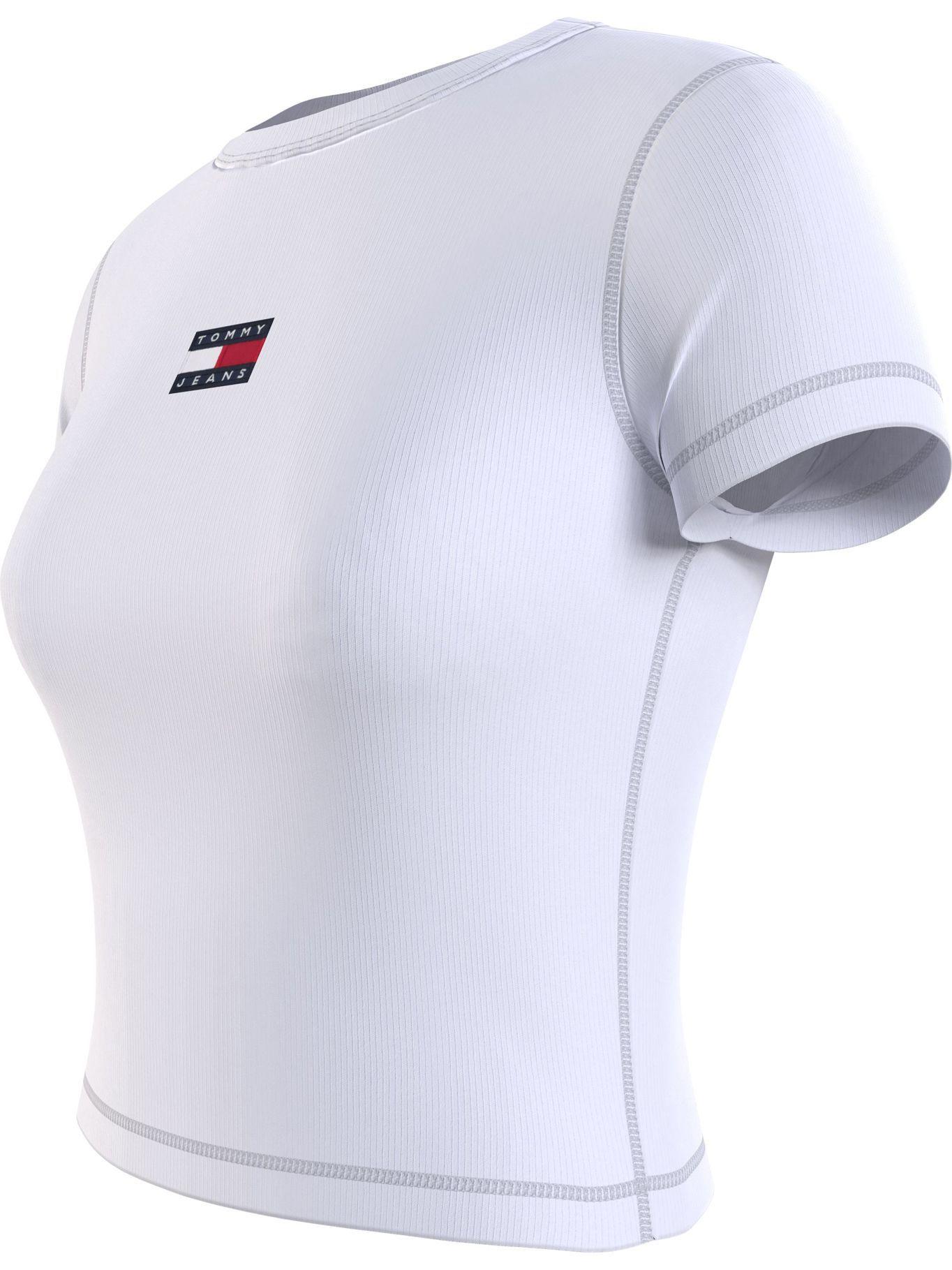 Polera Baby Cropped Con Parche Blanco Tommy Hilfiger-2