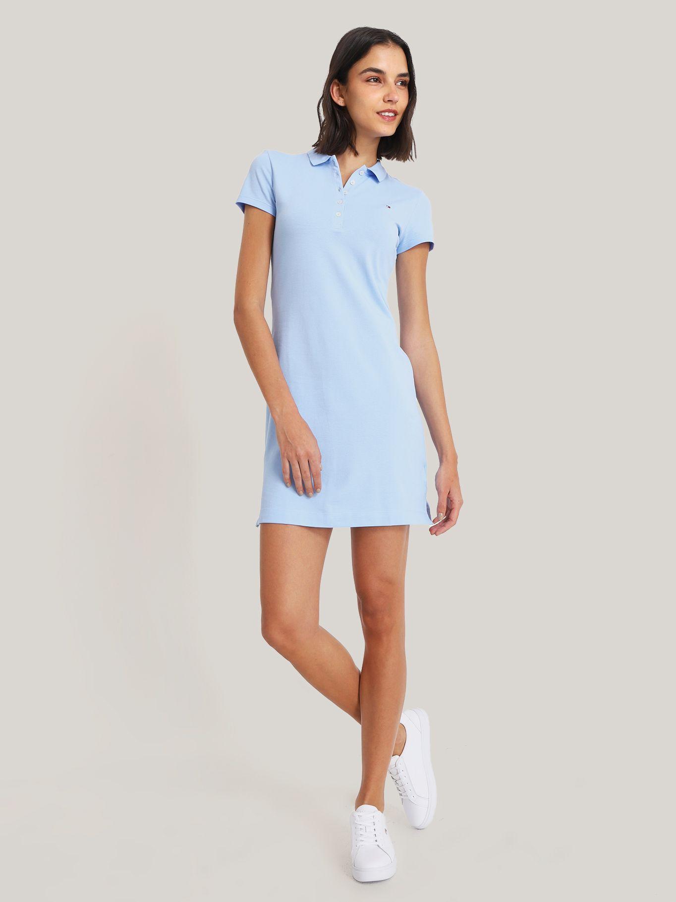Vestido Polo Slim Fit Azul Tommy Hilfiger-0