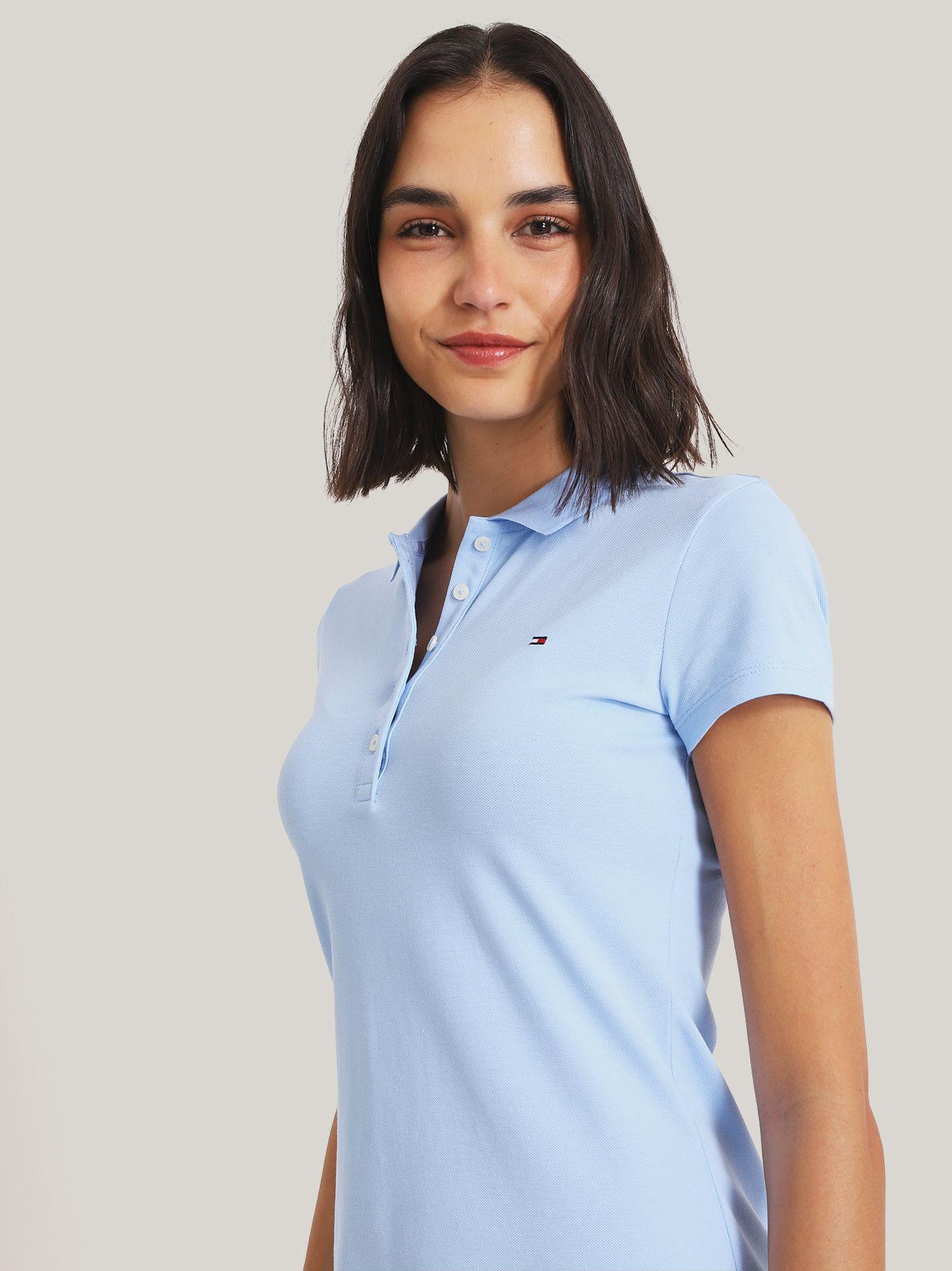 Vestido Polo Slim Fit Azul Tommy Hilfiger-1