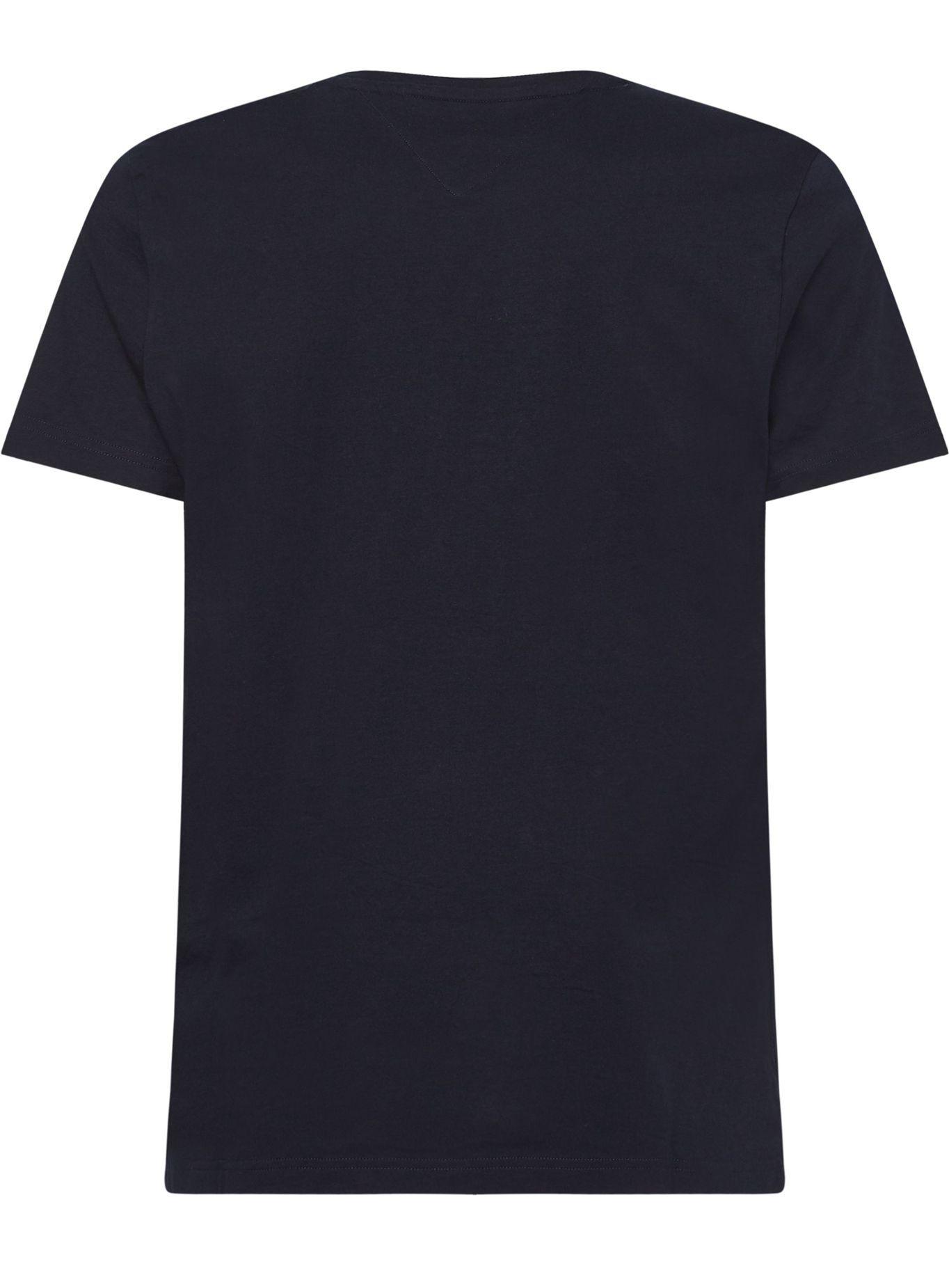 Polera Box Logo Organic Cotton Azul Tommy Hilfiger-1