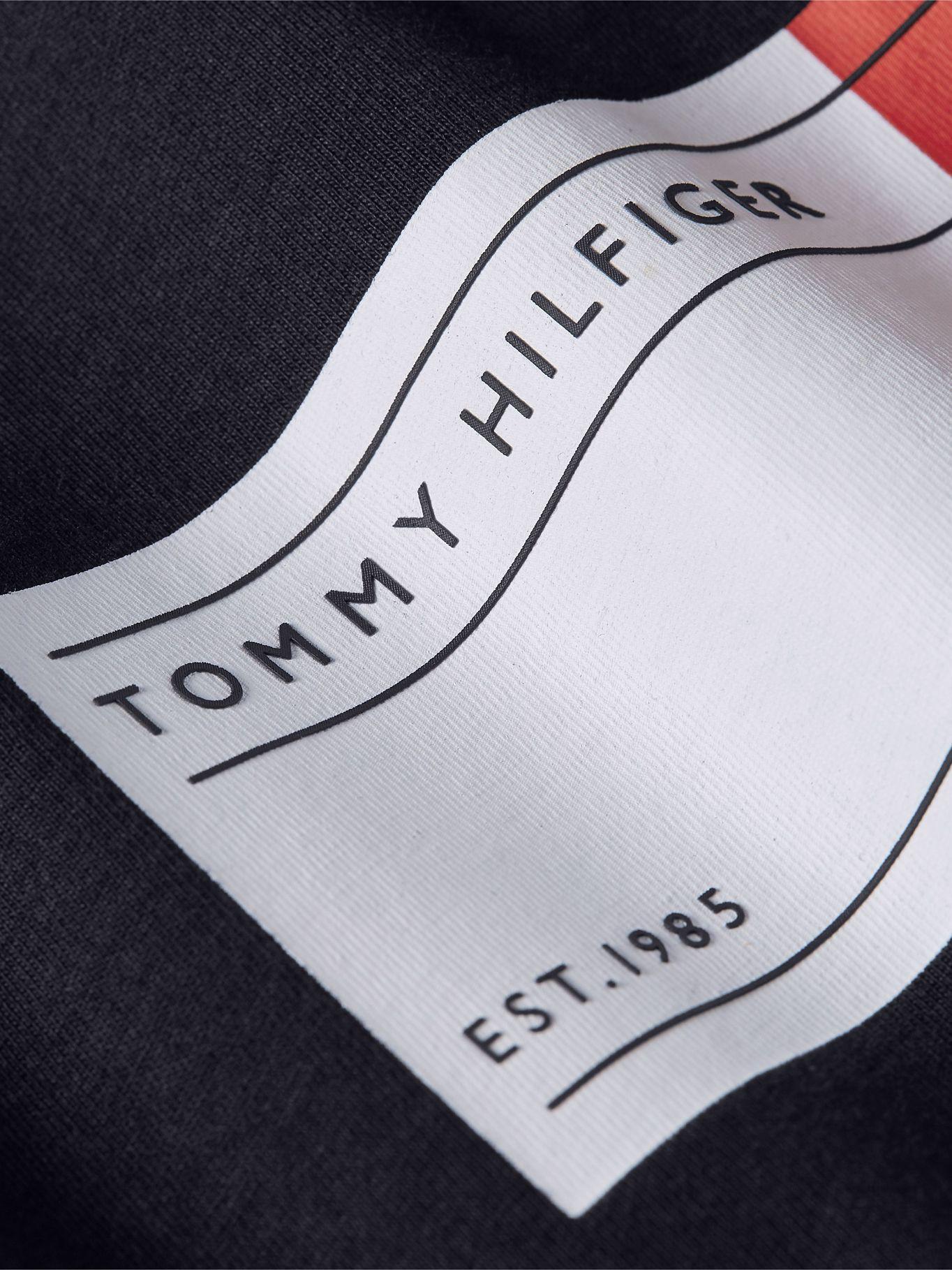 Polera Box Logo Organic Cotton Azul Tommy Hilfiger-3