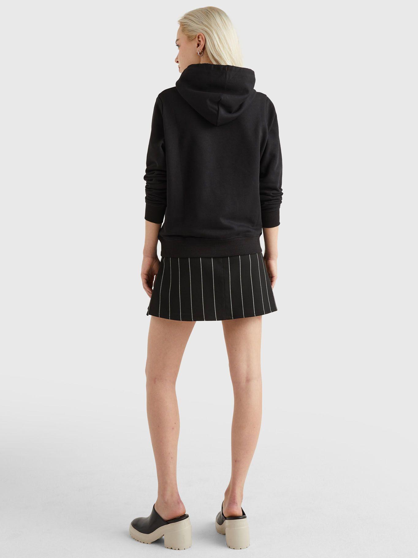 Polerón Hoodie Serif Linear Logo Negro Tommy Jeans-2