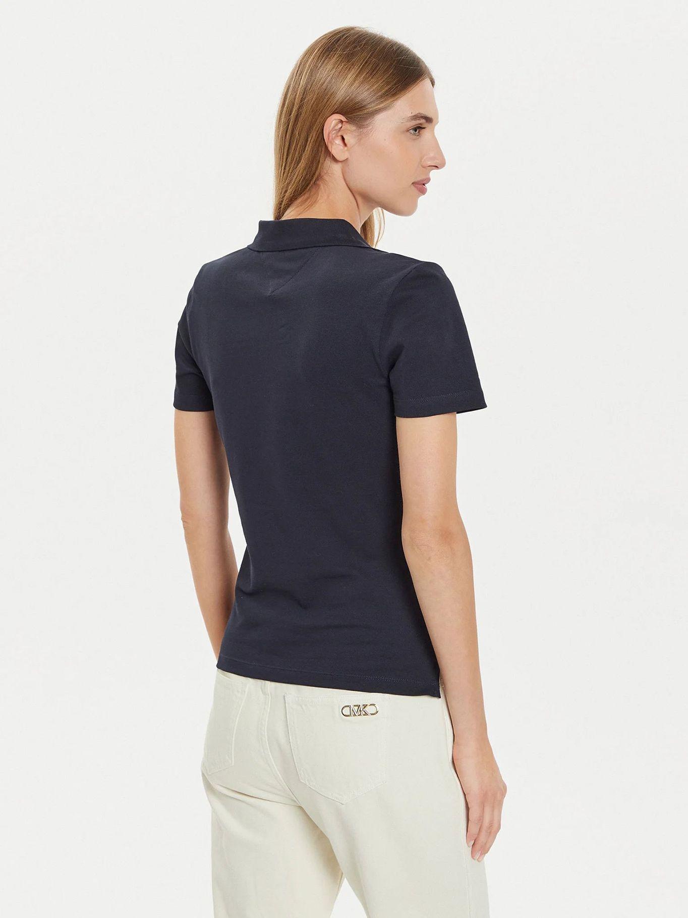 Polo Varsity Crest Slim Fit Azul Tommy Hilfiger-2