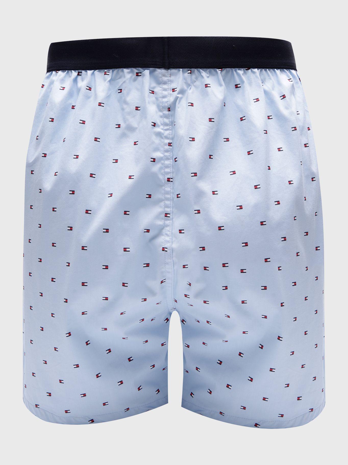 Bóxer Con Print De Banderas Celeste Tommy Hilfiger-1