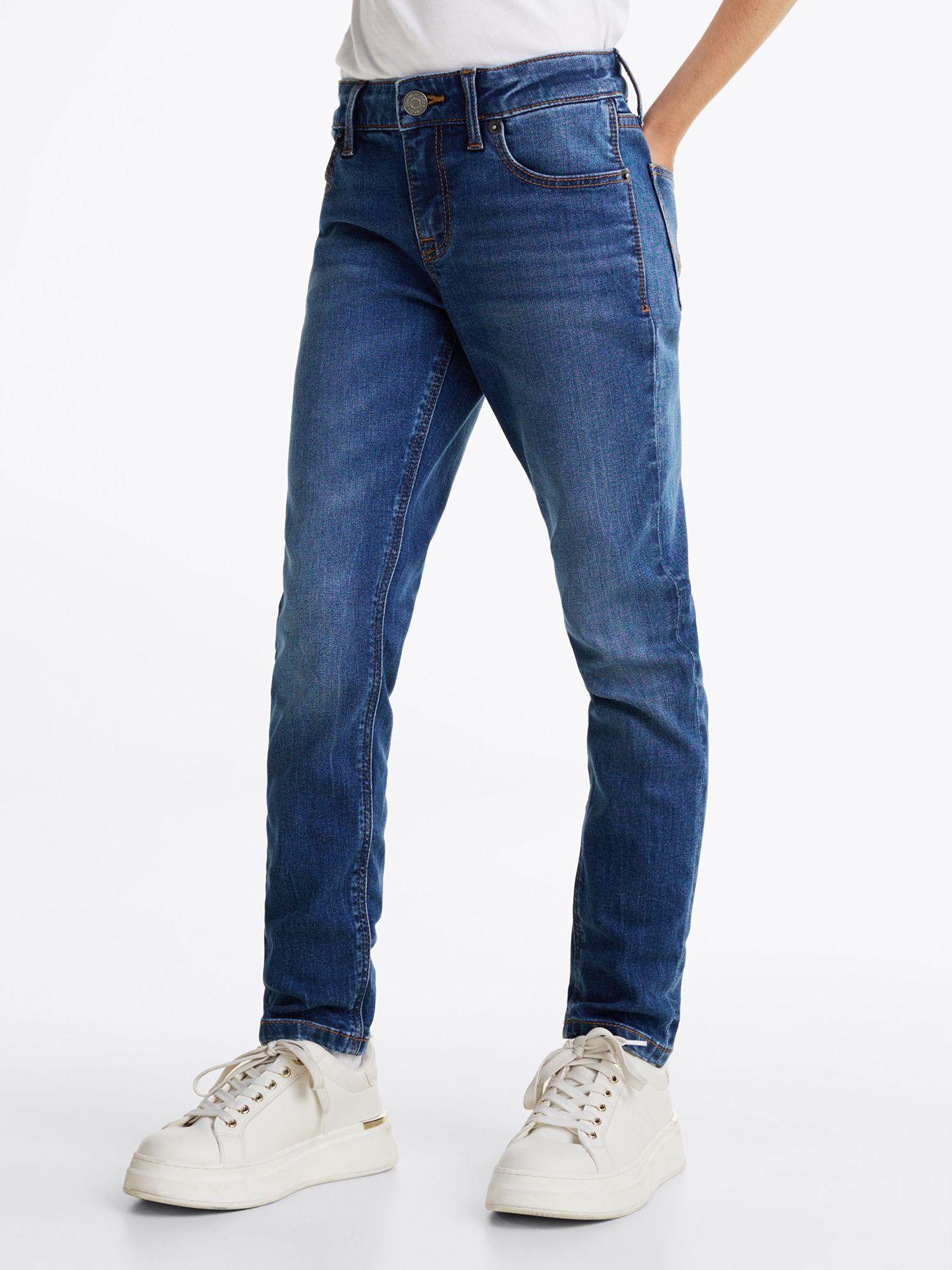 Jeans Nora Con Efecto Desteñido Azul Tommy Hilfiger-1