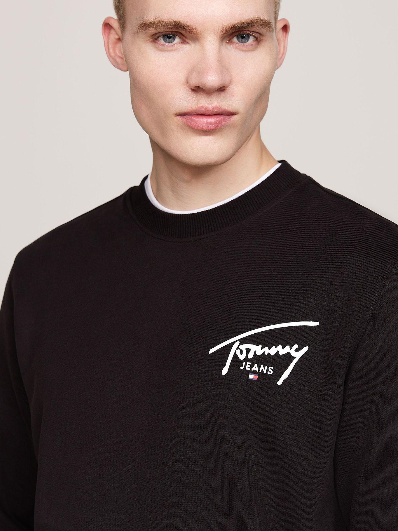 Polerón Con Logo Signature Negro Tommy Jeans-3