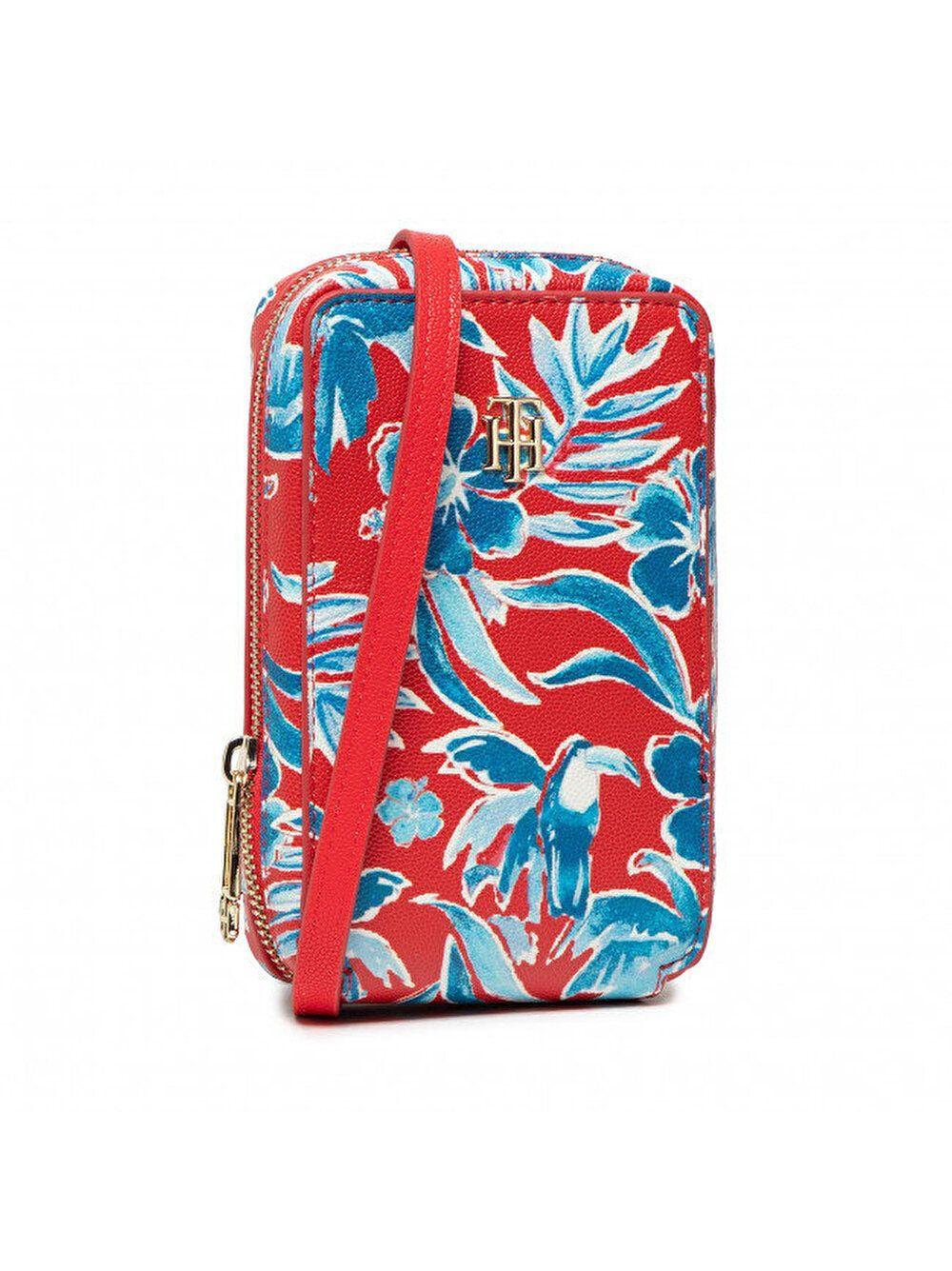 Cartera Bandolera Floral Print Rojo Tommy Hilfiger-1